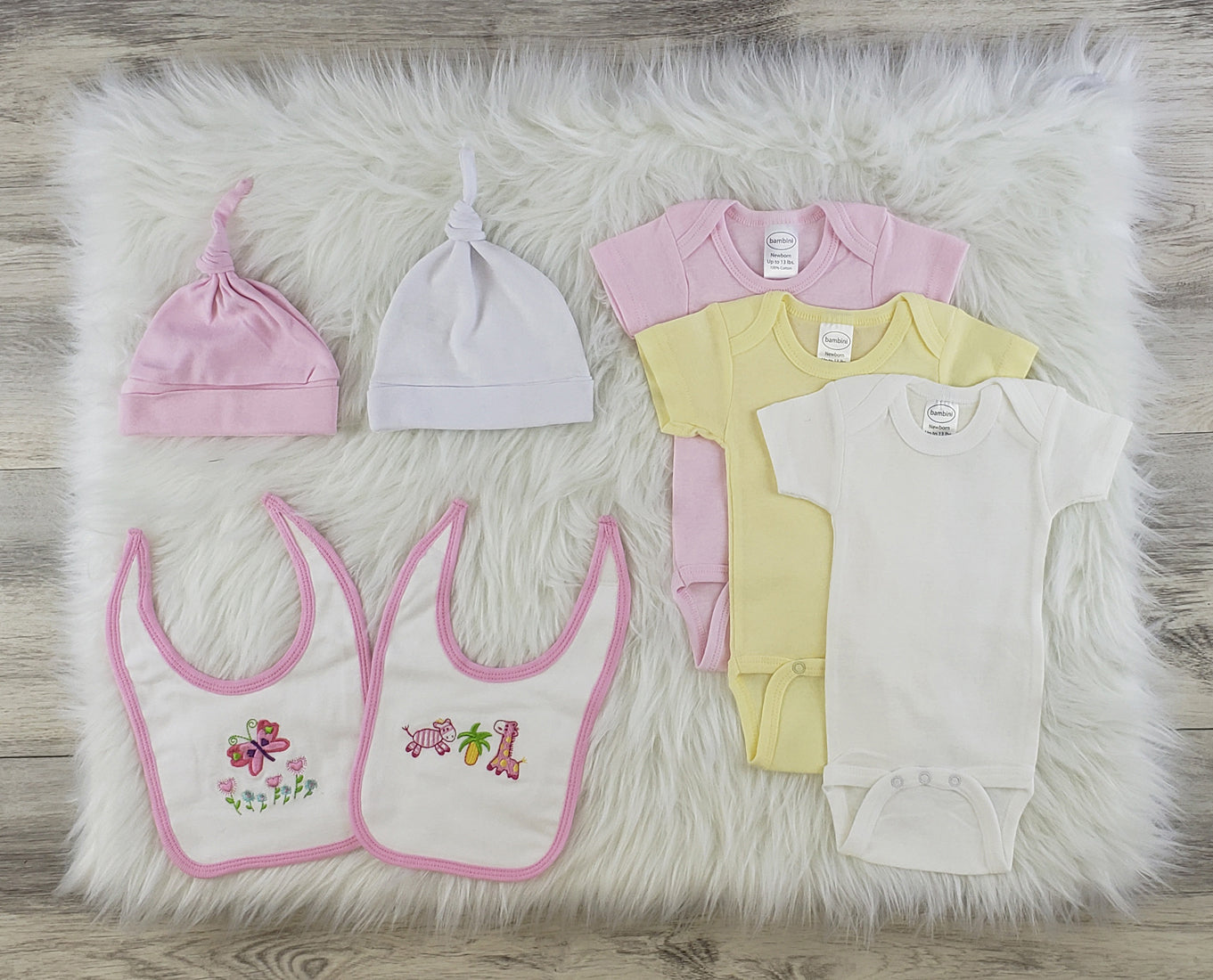 Bambini 7 Pc Layette Baby Clothes Set