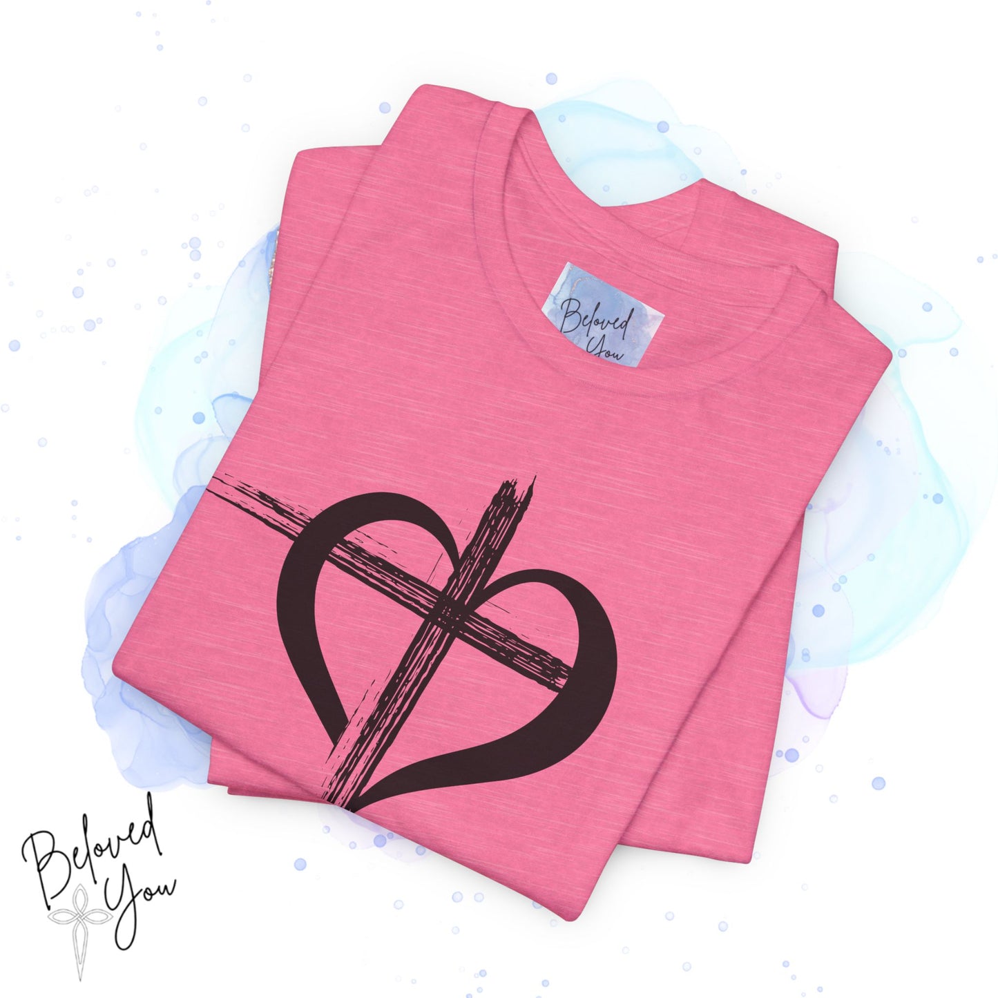'God Is Love' 1 John 4:8 - Short Sleeve Tee