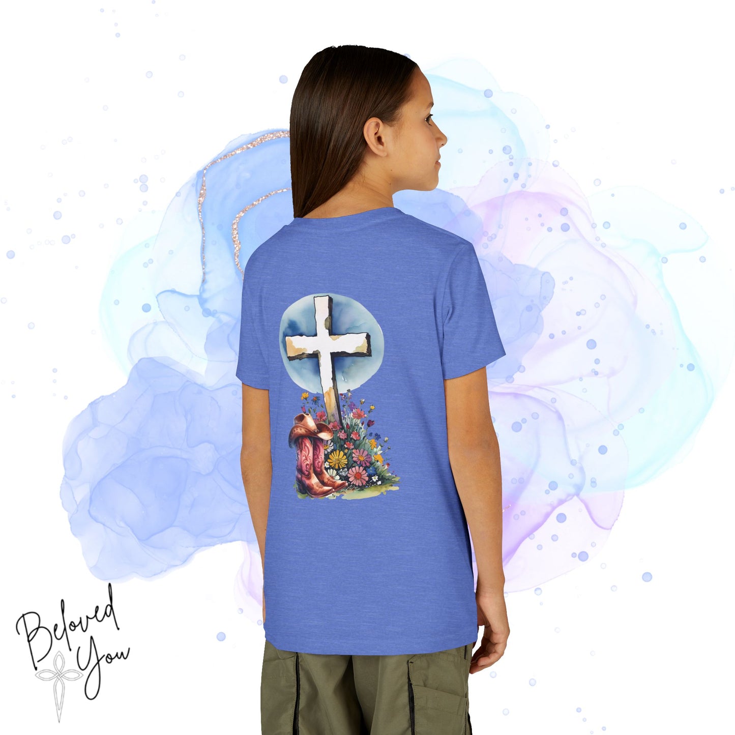 'Real Cowgirls Love Jesus' - Youth Short Sleeve Tee