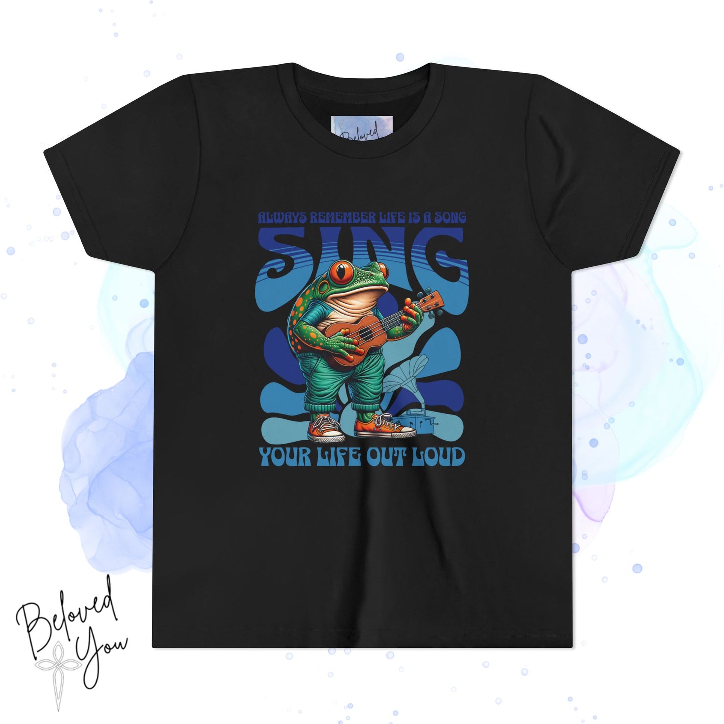 "Sing Your Life Out Loud"- Blue Youth Short Sleeve Tee