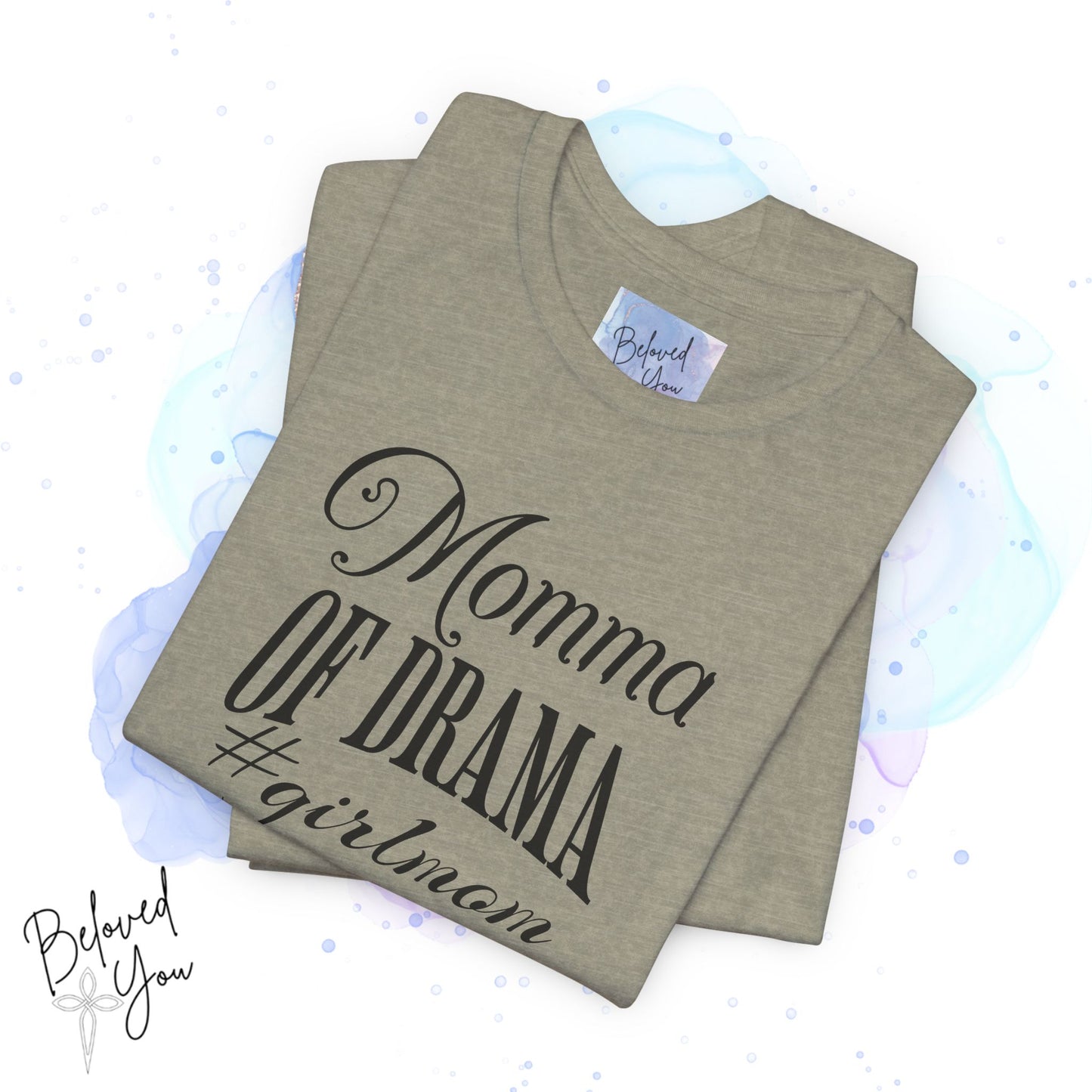 Momma of Drama #GirlMom Jersey Tee