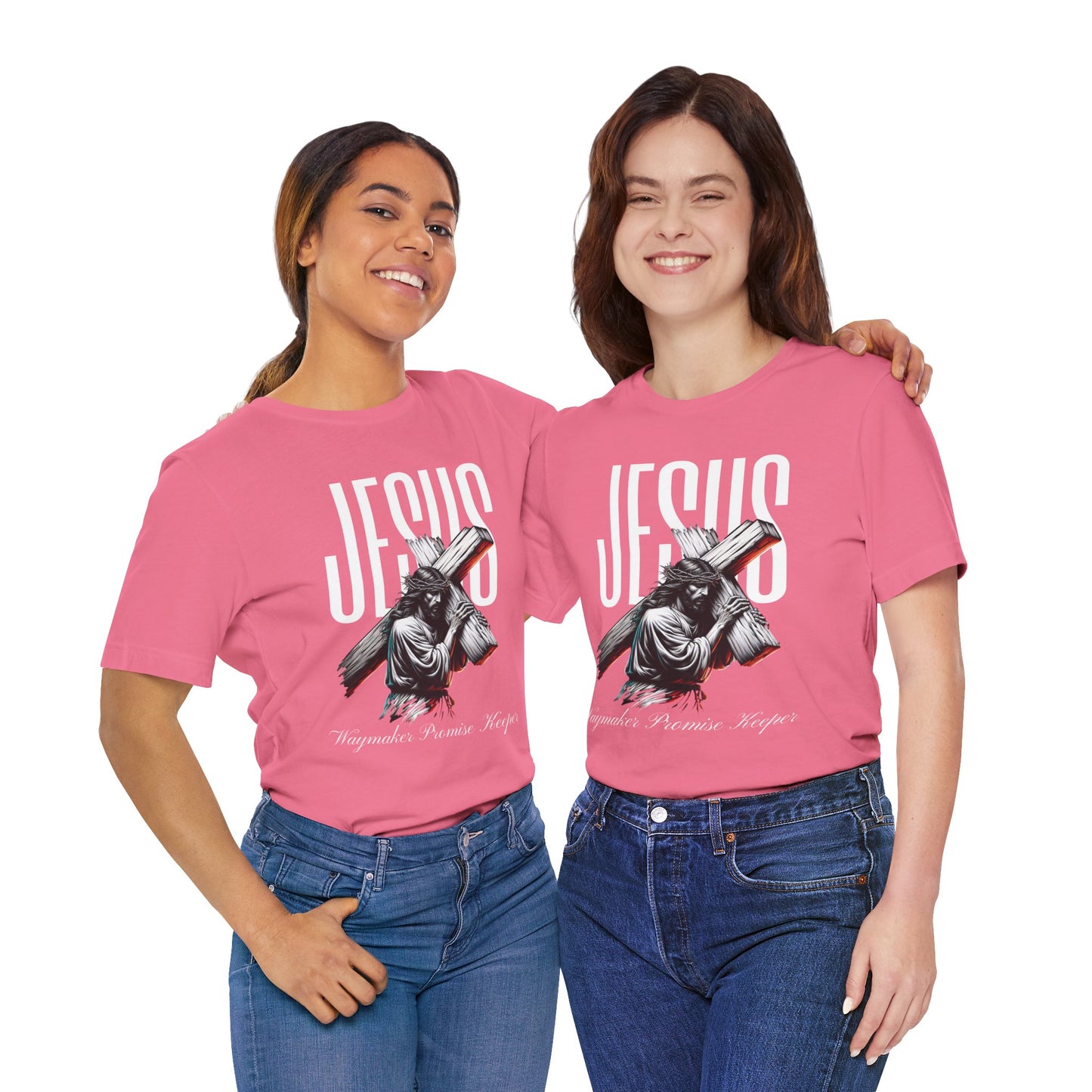 'Jesus Waymaker Promise Keeper' - Unisex Jersey Tee