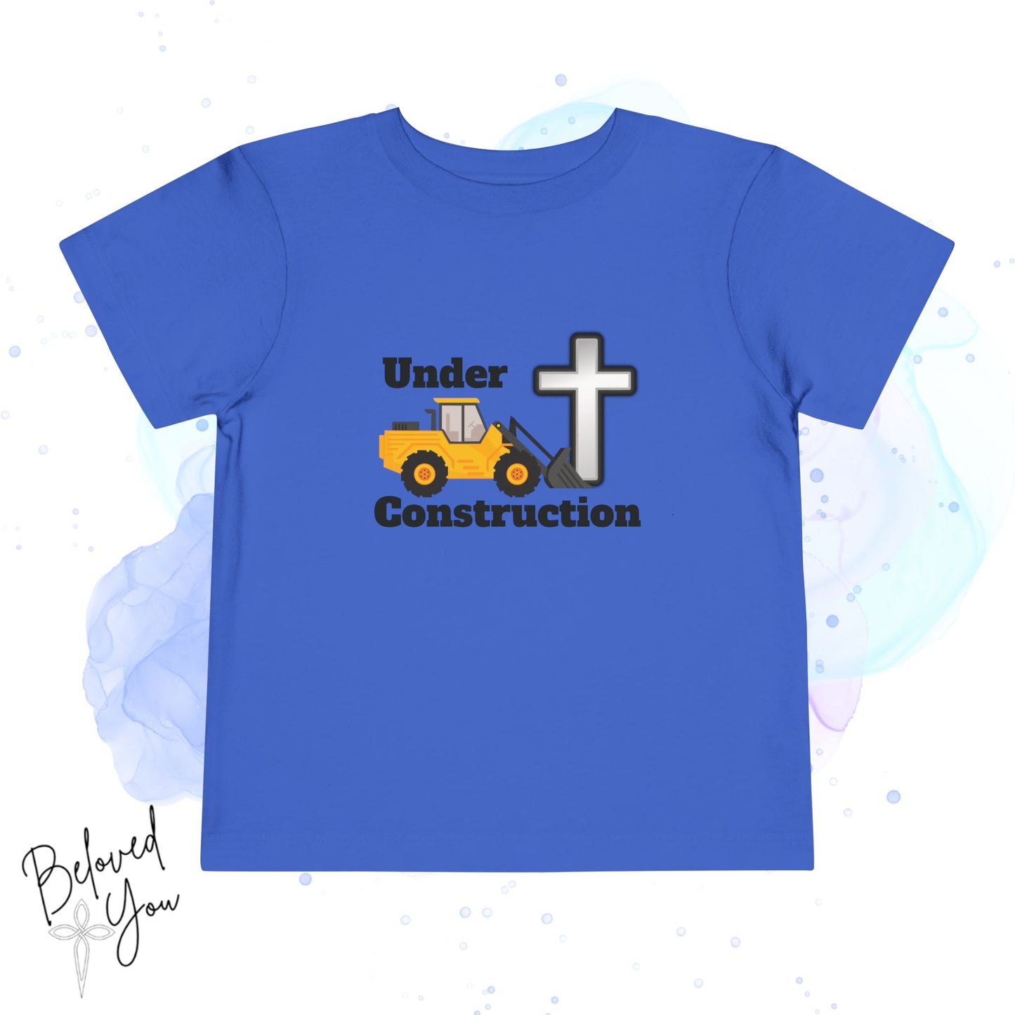 'Under Construction' - Toddler Short Sleeve Tee - Design for Little Builders