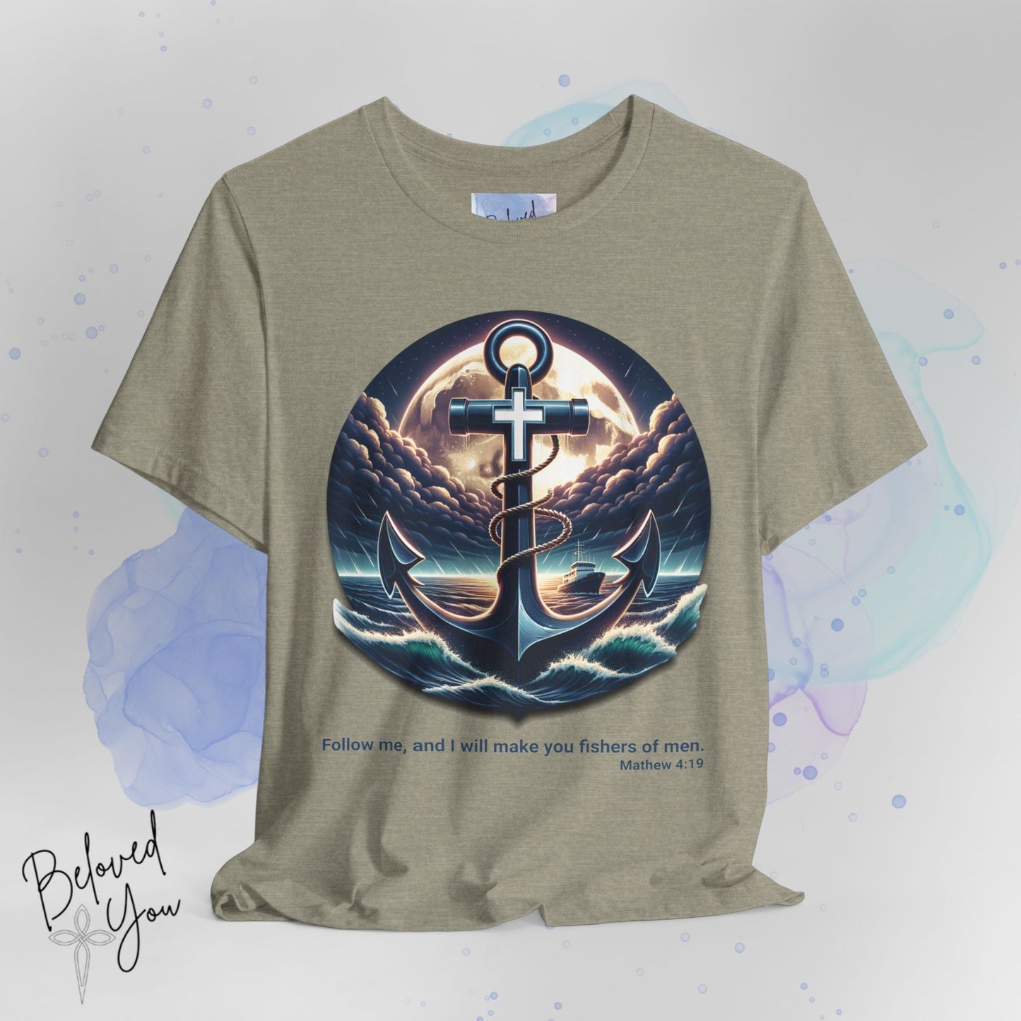 Follow Me, Fisher of Men - Unisex Jersey Short Sleeve Tee
