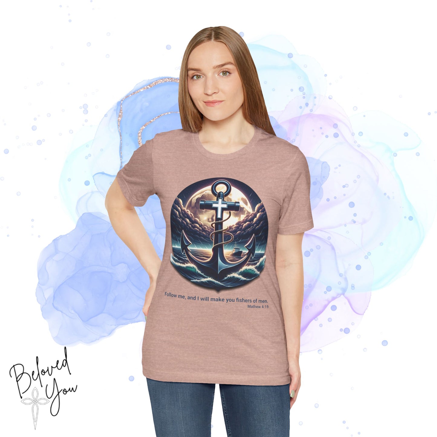 Follow Me, Fisher of Men - Unisex Jersey Short Sleeve Tee