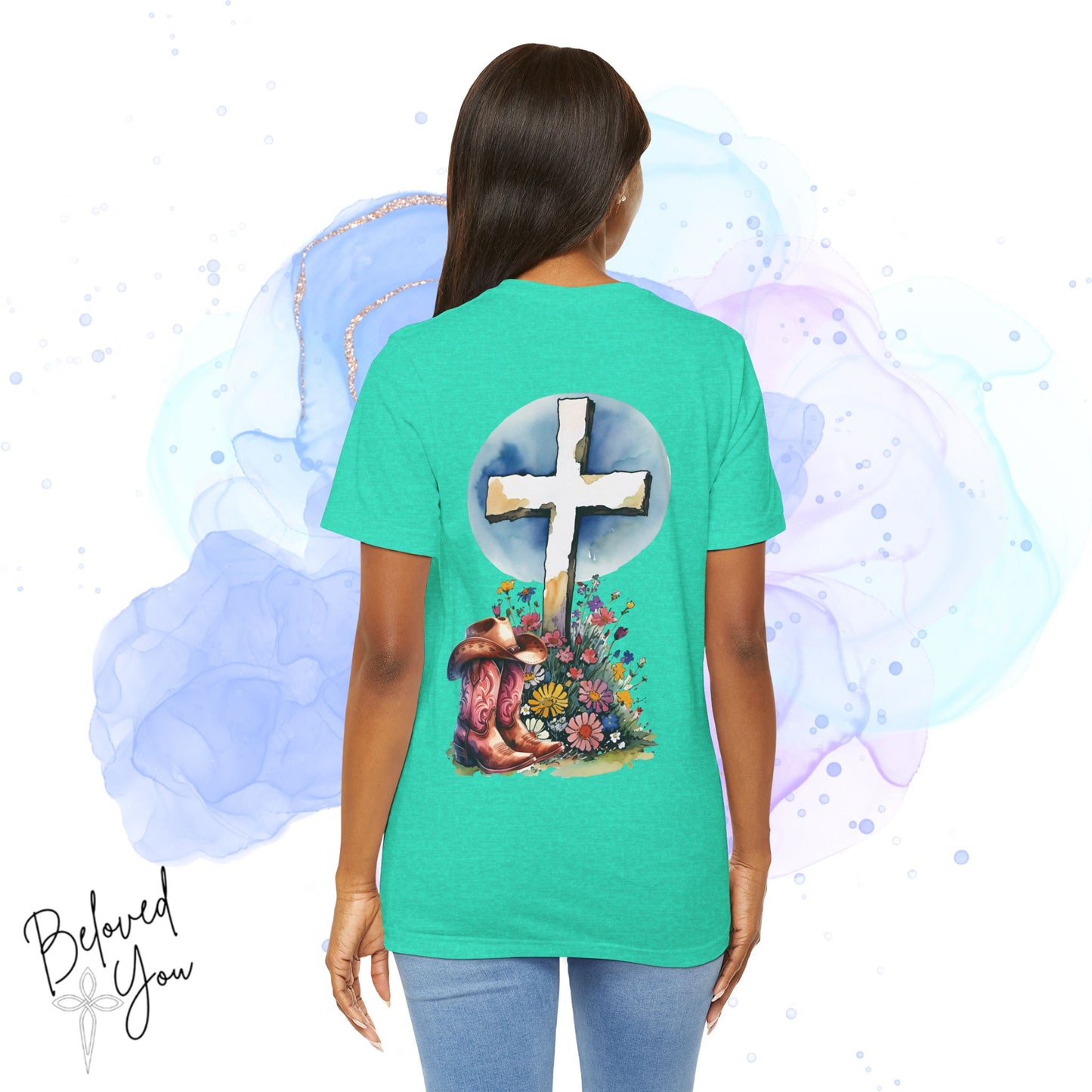 "Real Cowgirls Love Jesus" - Unisex Jersey Tee