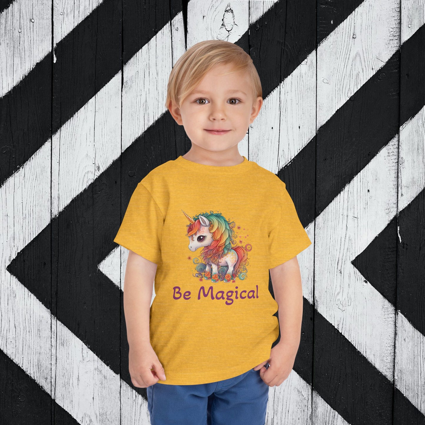 Be Magical Unicorn Toddler Tee - Cute Kids T-Shirt for Playful Adventures