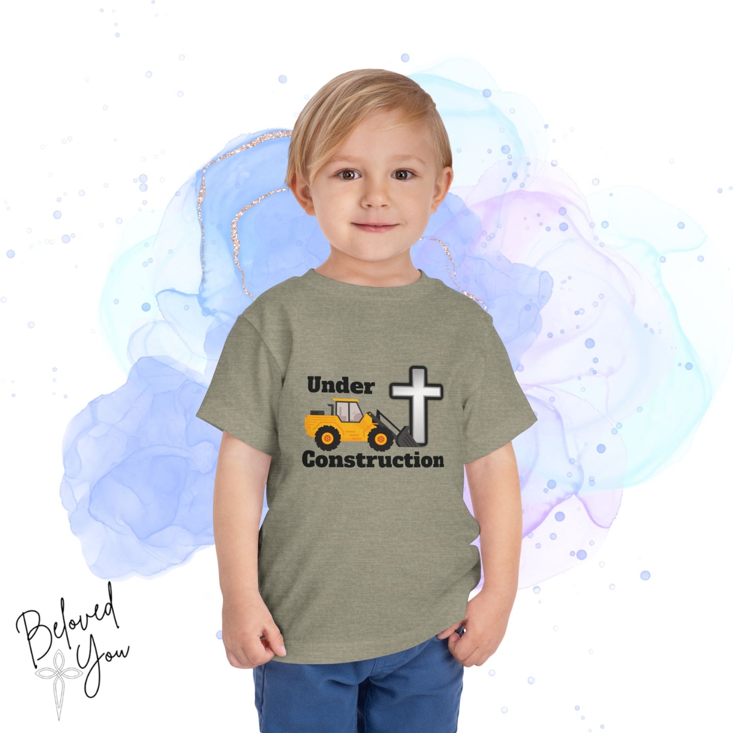 'Under Construction' - Toddler Short Sleeve Tee - Design for Little Builders