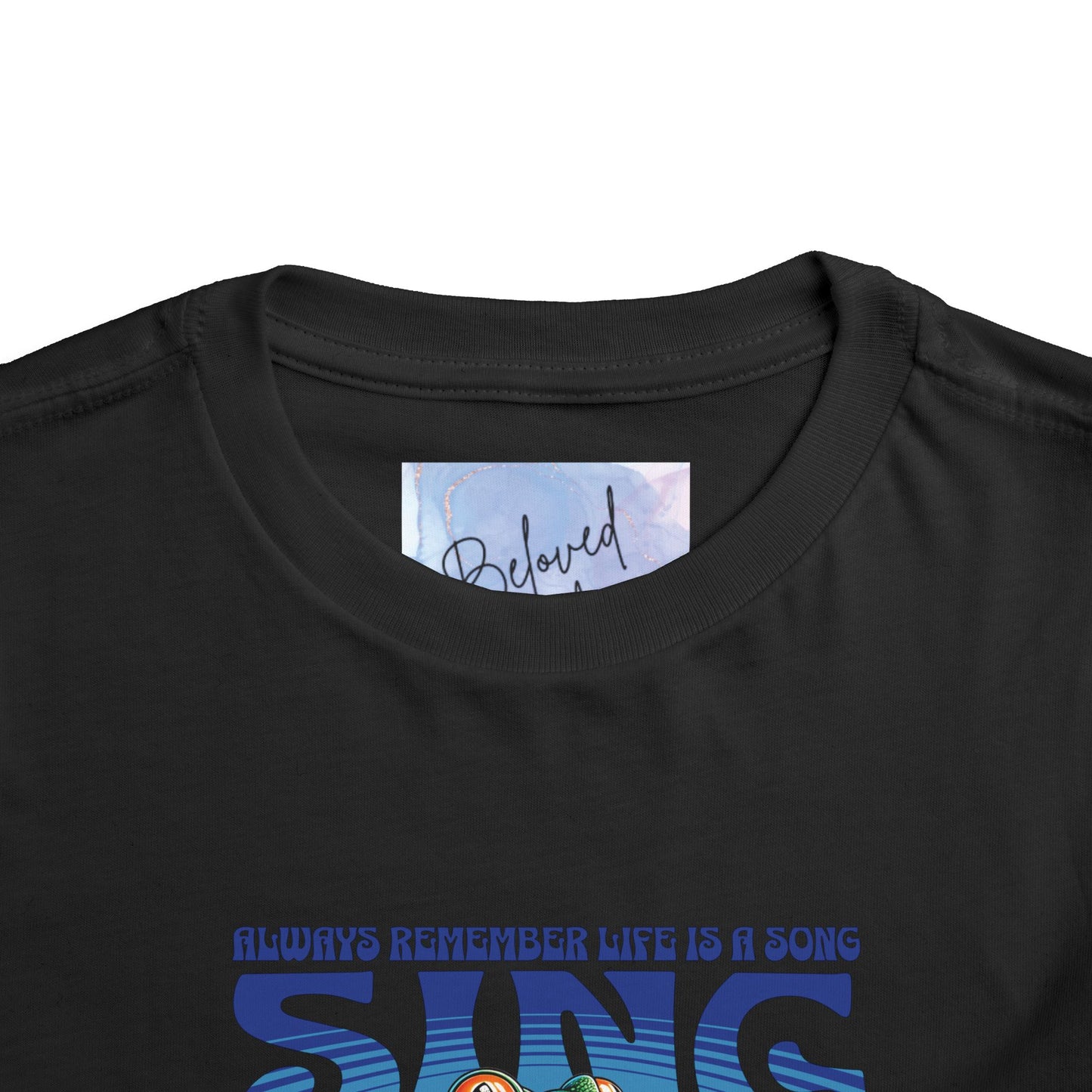 "Sing Your Life Out Loud"- Blue Toddler Short Sleeve Tee