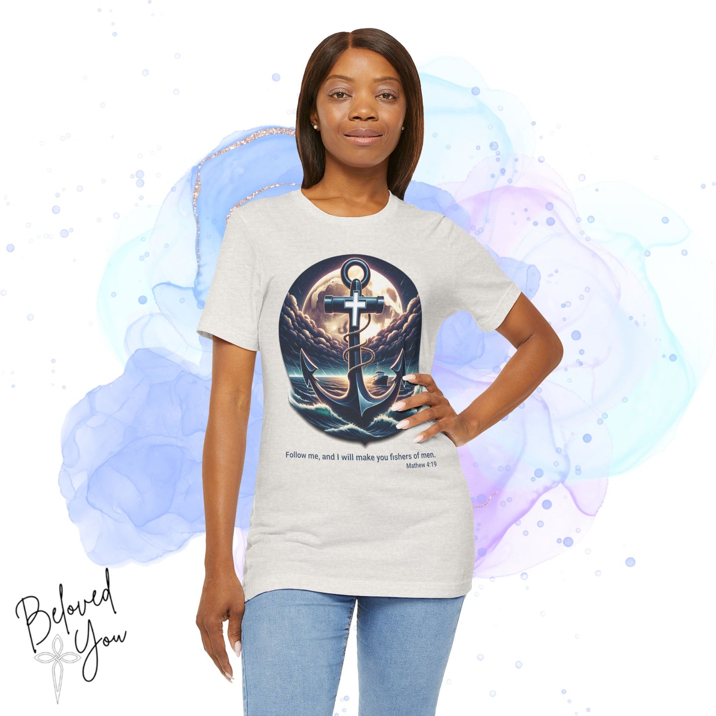 Follow Me, Fisher of Men - Unisex Jersey Short Sleeve Tee