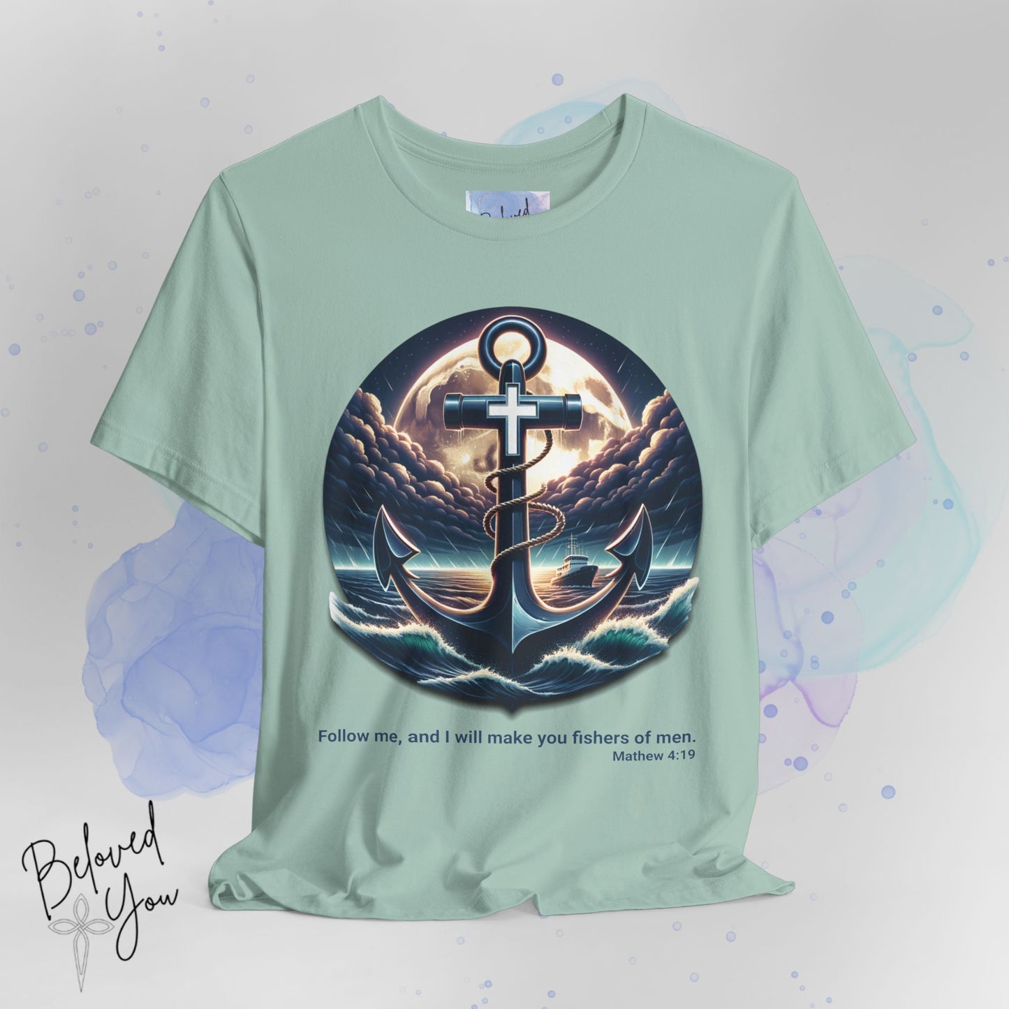 Follow Me, Fisher of Men - Unisex Jersey Short Sleeve Tee