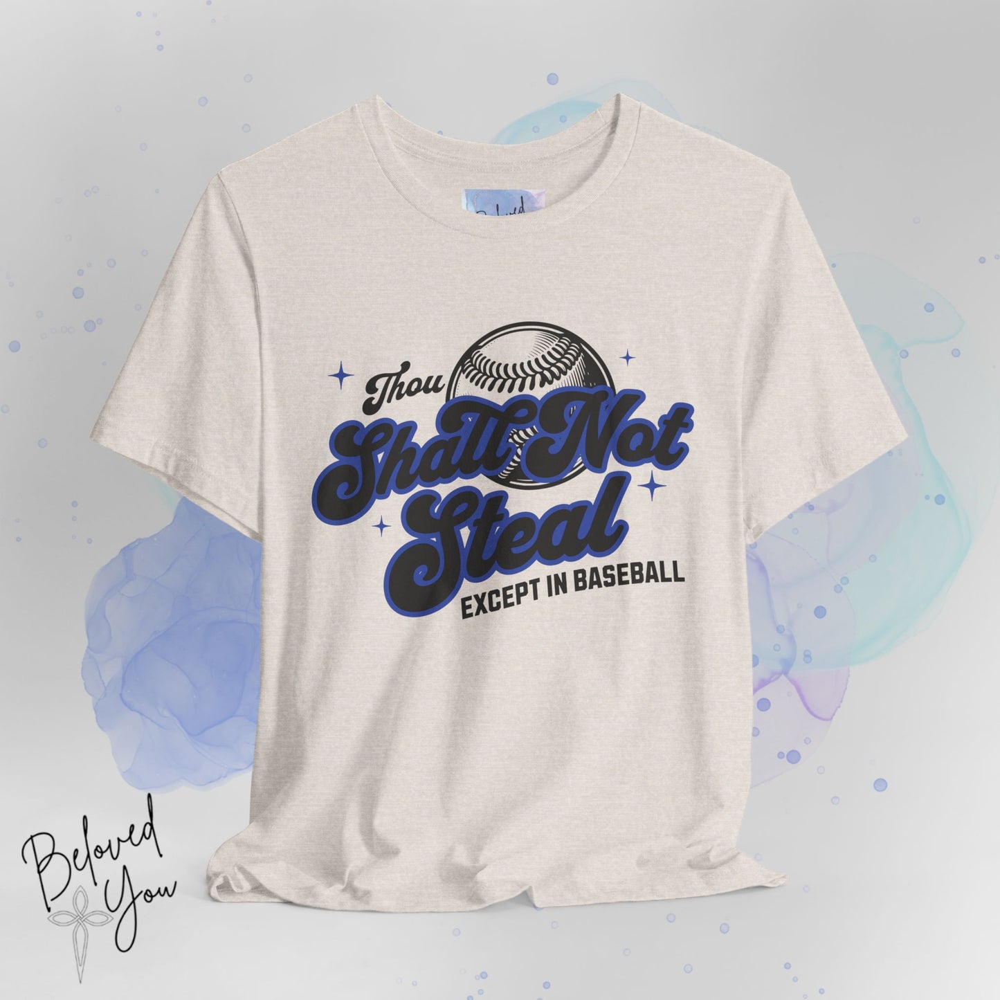 "Thou Shall Not Steal Except in Baseball" Unisex Jersey Shirt