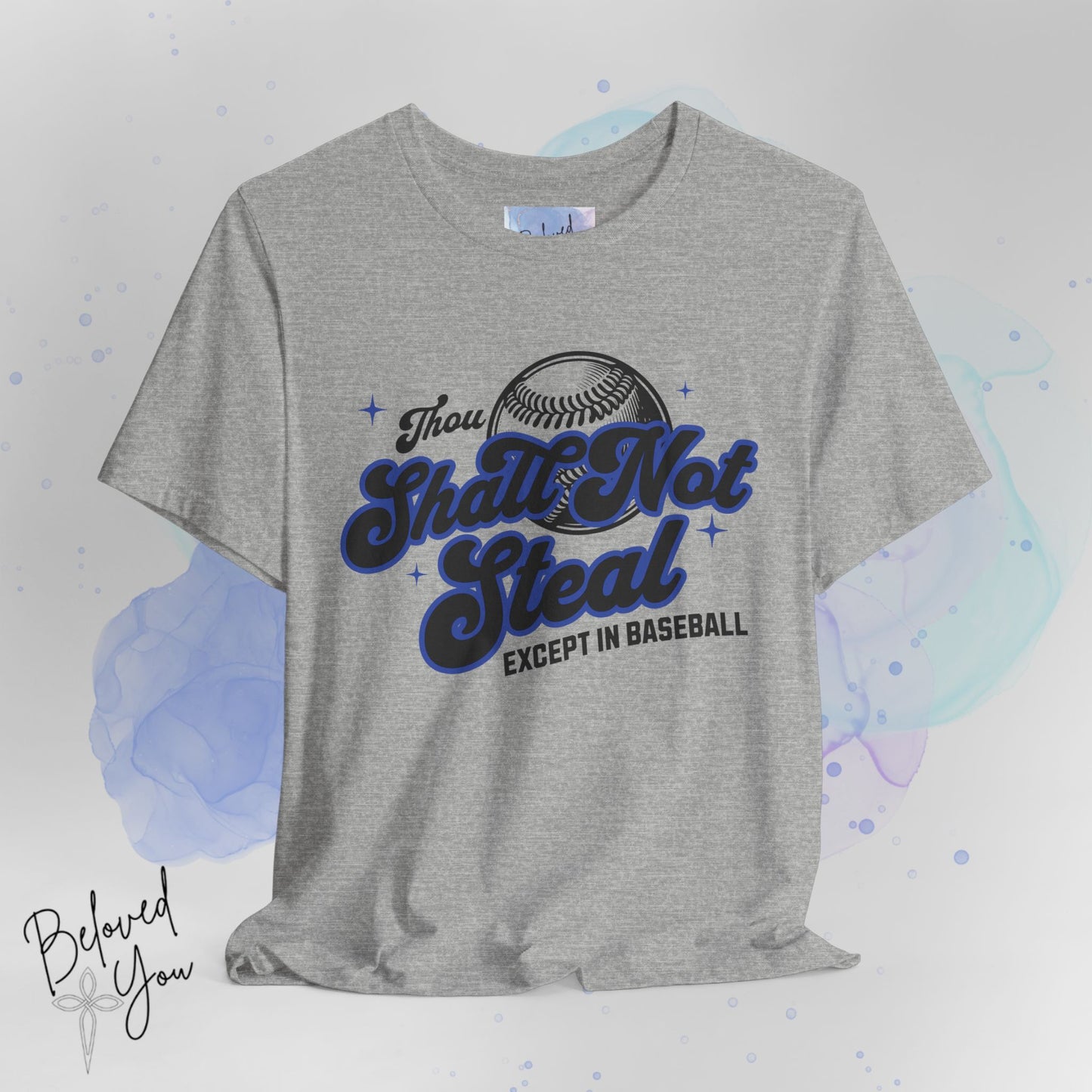 "Thou Shall Not Steal Except in Baseball" Unisex Jersey Shirt