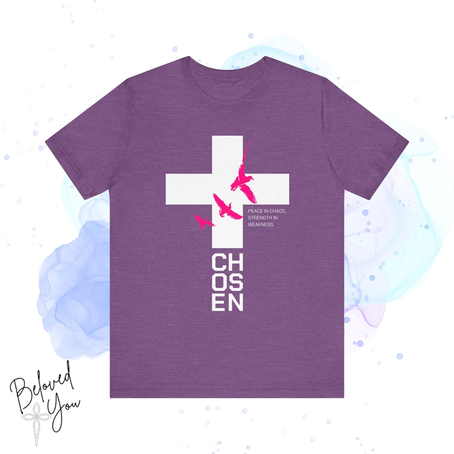 'Chosen' - Pink Unisex Inspirational Tee