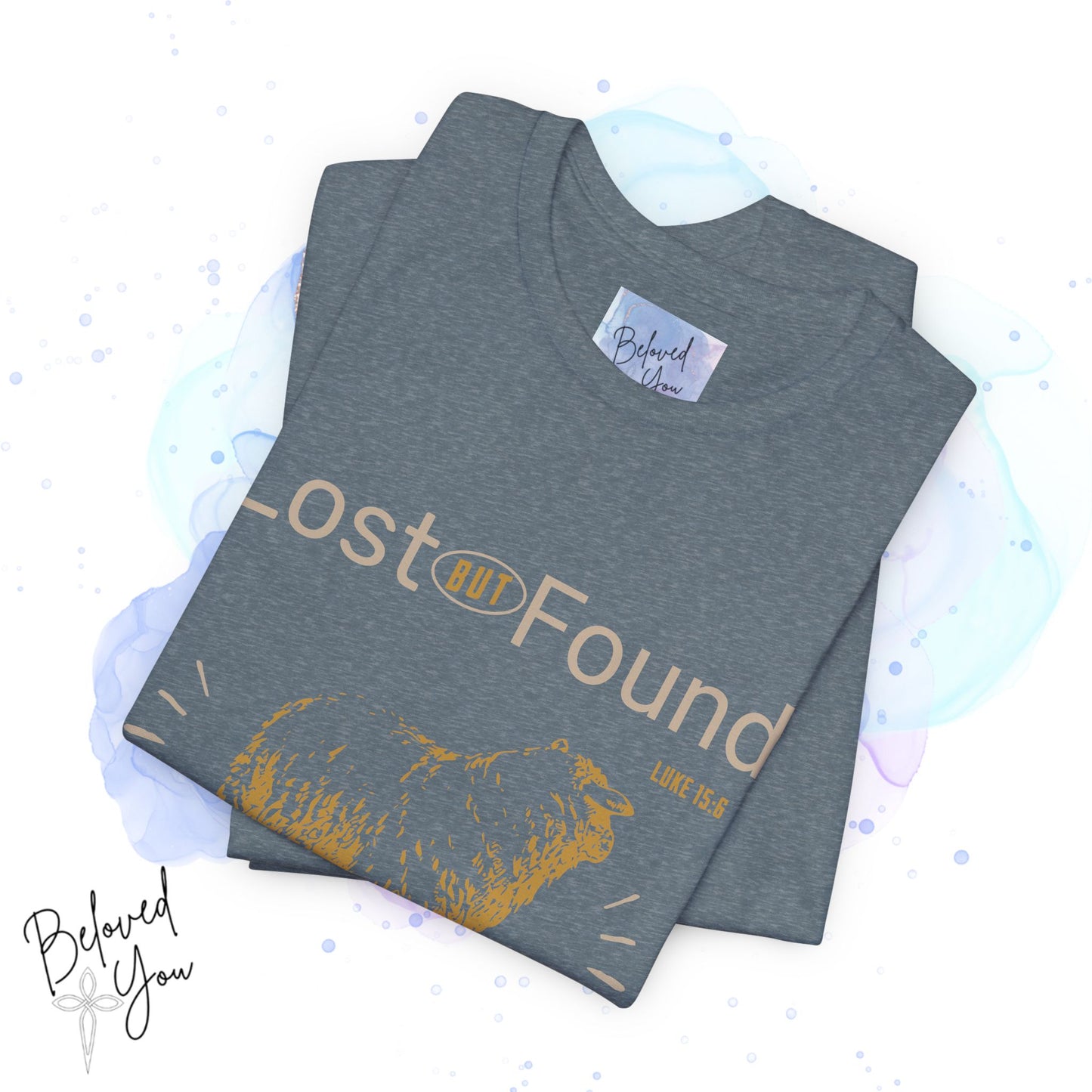 Lost But Found Graphic Tee - Faith-Inspired Unisex Short Sleeve Shirt