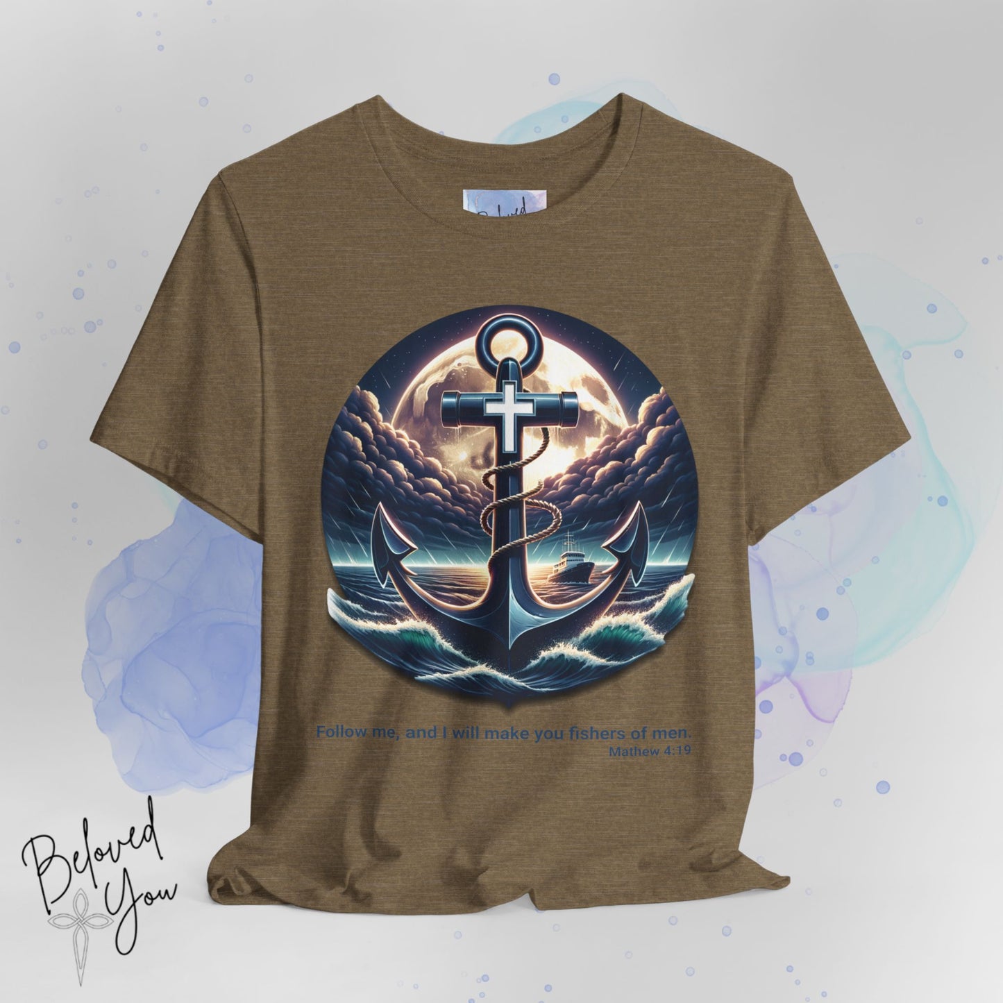 Follow Me, Fisher of Men - Unisex Jersey Short Sleeve Tee
