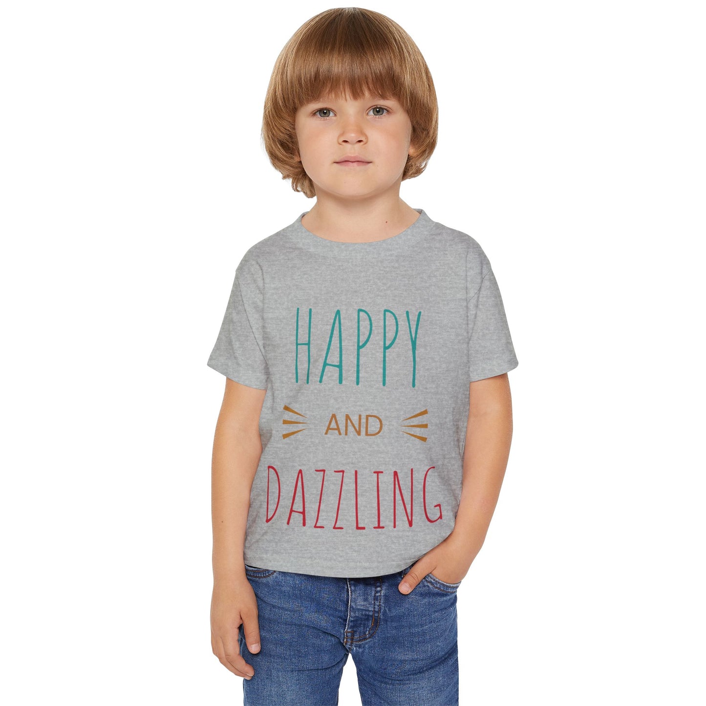 Happy and Dazzling Toddler T-Shirt | Fun Kids Apparel