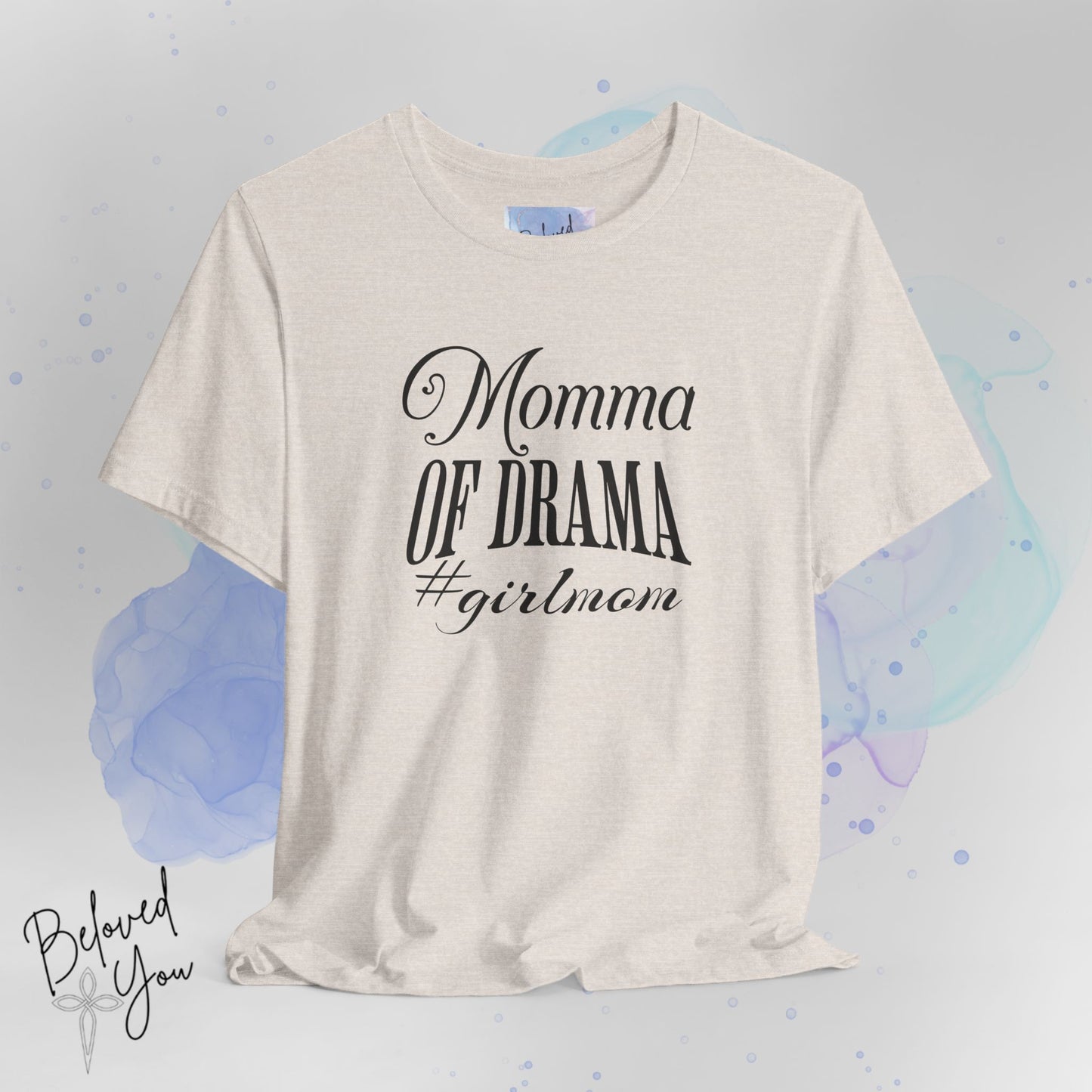 Momma of Drama #GirlMom Jersey Tee