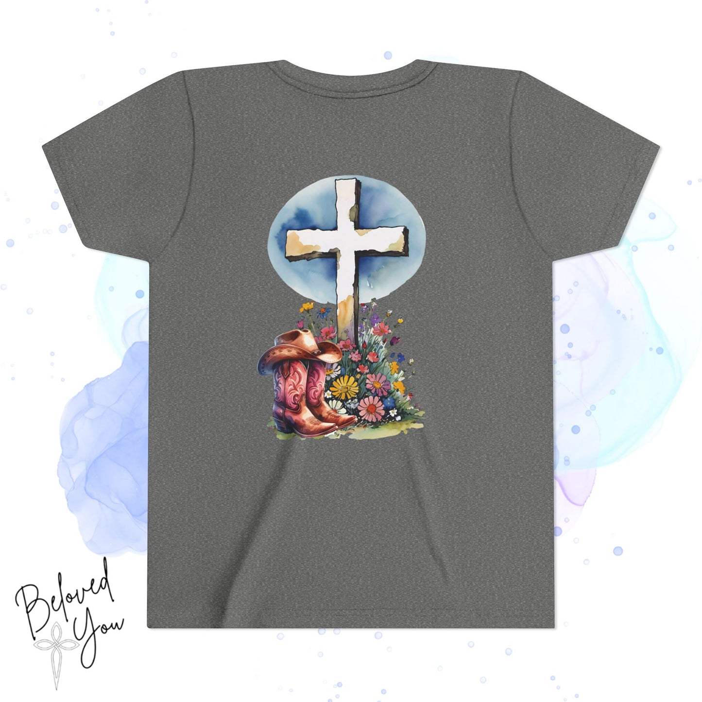 'Real Cowgirls Love Jesus' - Youth Short Sleeve Tee