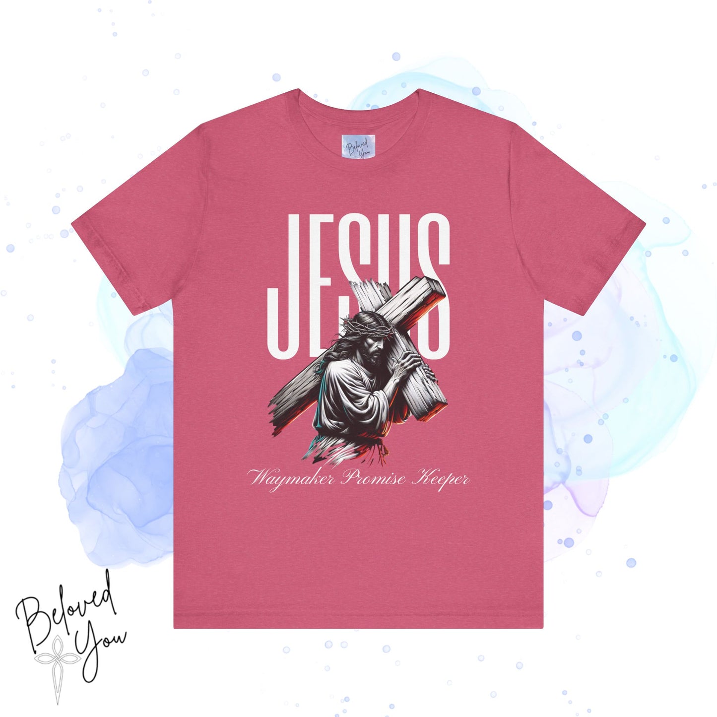 'Jesus Waymaker Promise Keeper' - Unisex Jersey Tee