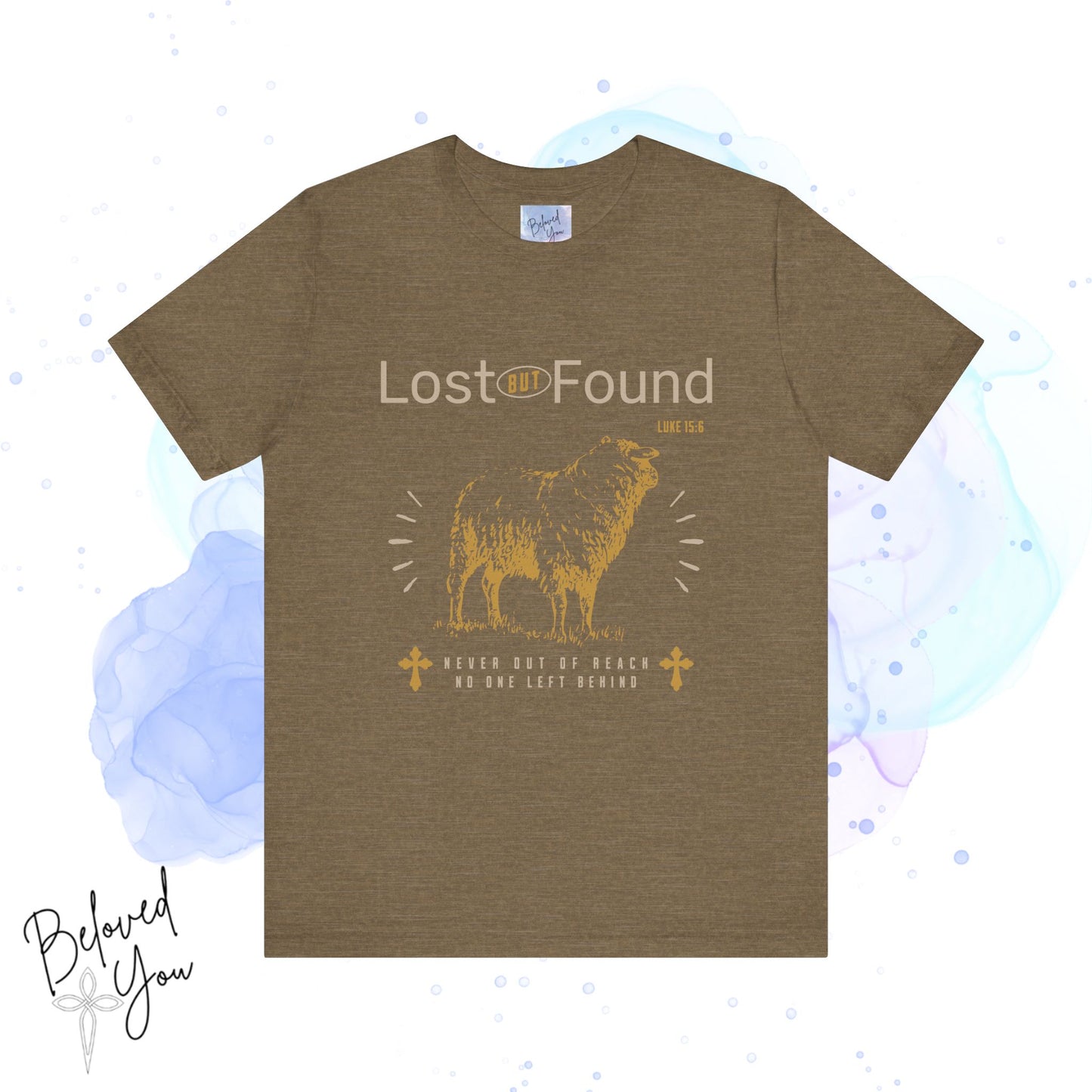 Lost But Found Graphic Tee - Faith-Inspired Unisex Short Sleeve Shirt