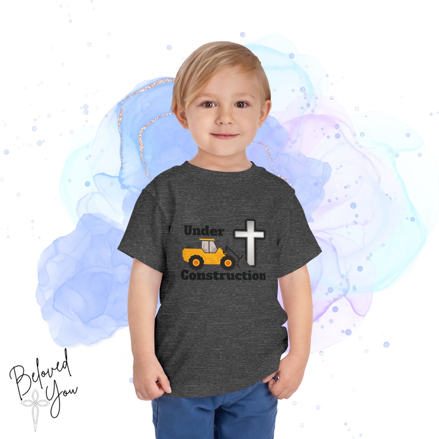 'Under Construction' - Toddler Short Sleeve Tee - Design for Little Builders