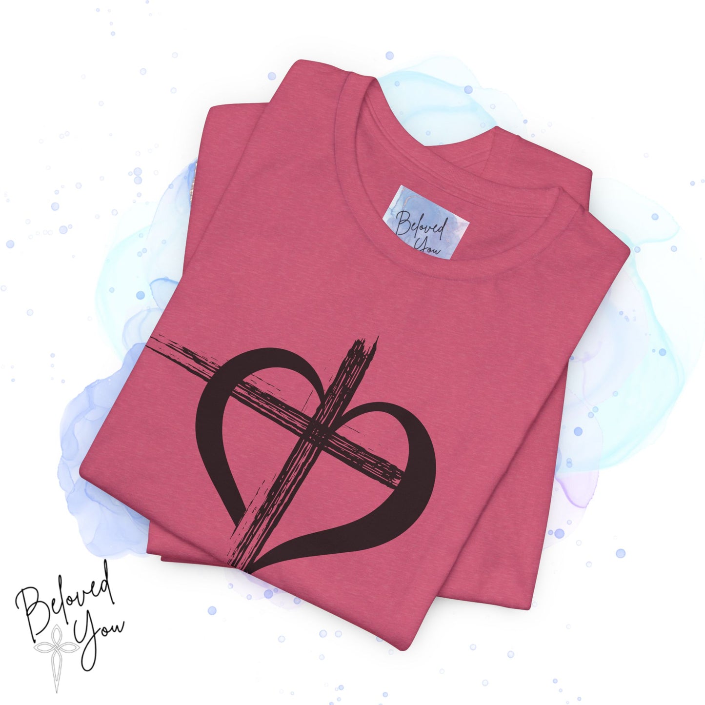 'God Is Love' 1 John 4:8 - Short Sleeve Tee