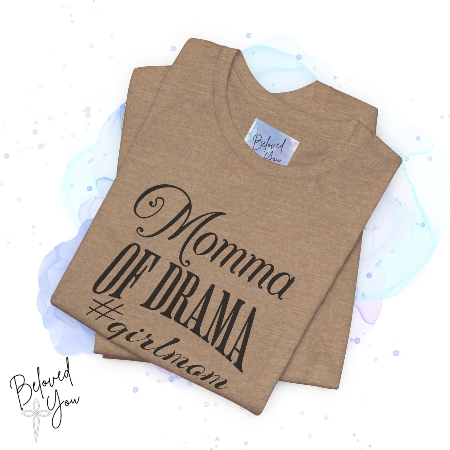 Momma of Drama #GirlMom Jersey Tee