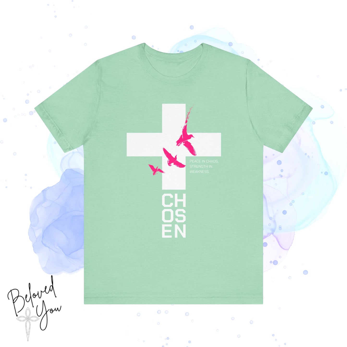 'Chosen' - Pink Unisex Inspirational Tee