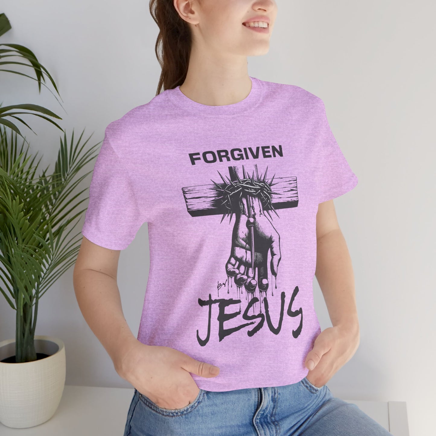 Forgiven By Jesus Short Sleeve Tee - Unisex T-Shirt