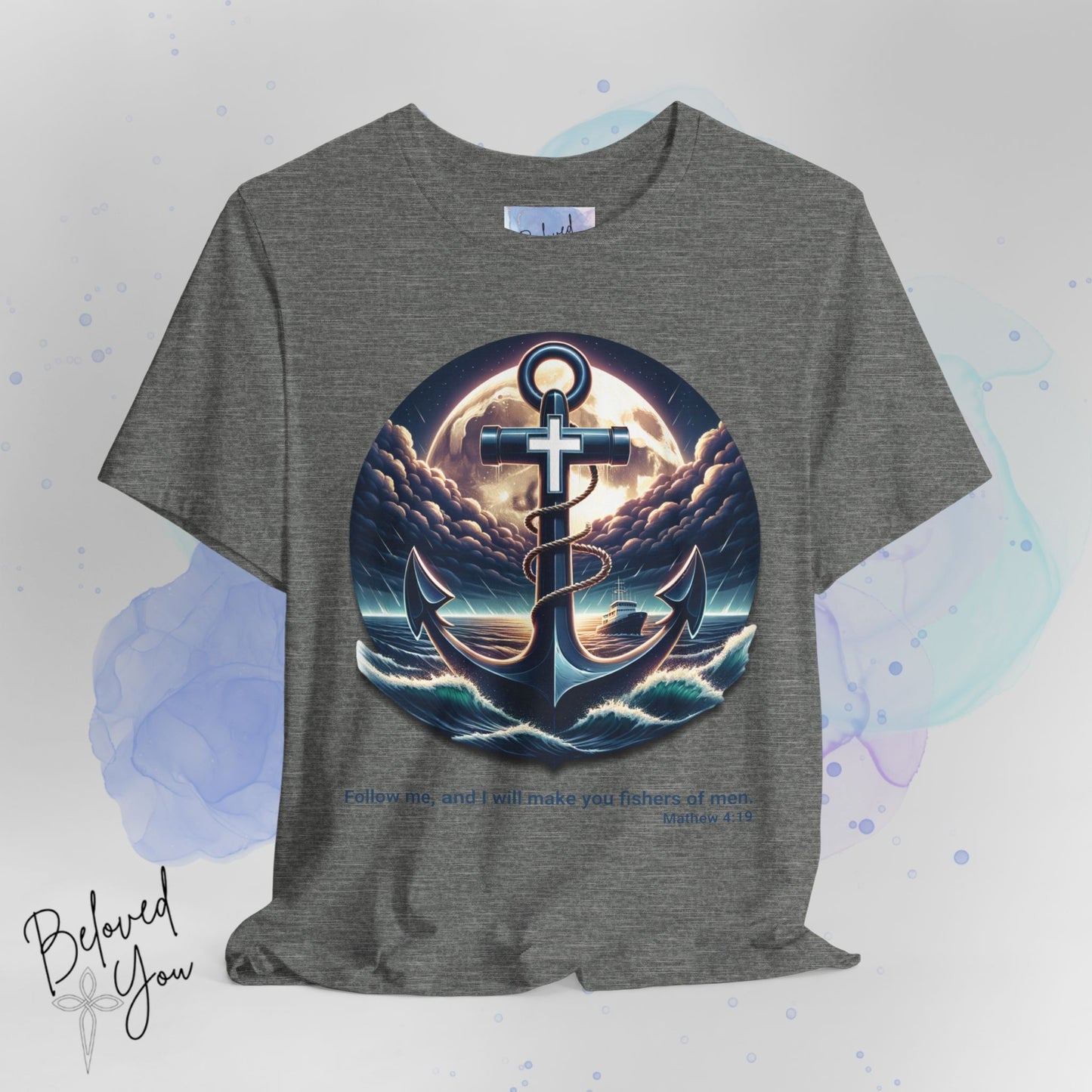 Follow Me, Fisher of Men - Unisex Jersey Short Sleeve Tee