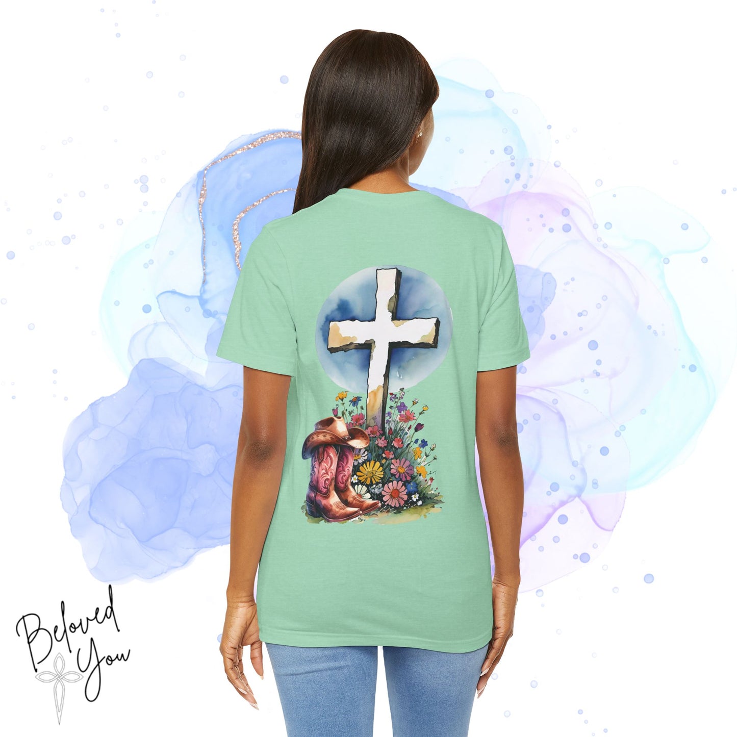 "Real Cowgirls Love Jesus" - Unisex Jersey Tee