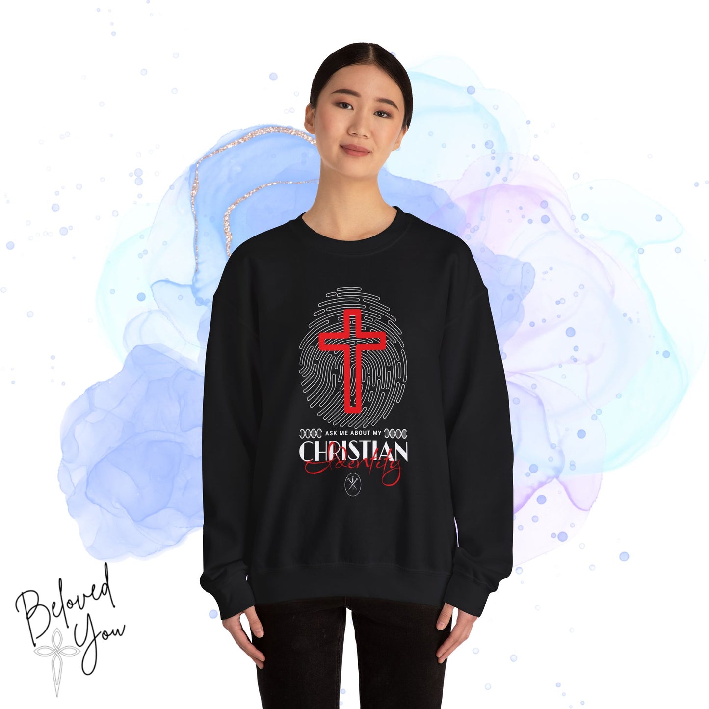 'Ask Me About My Christian Identity' - Crewneck Sweatshirt