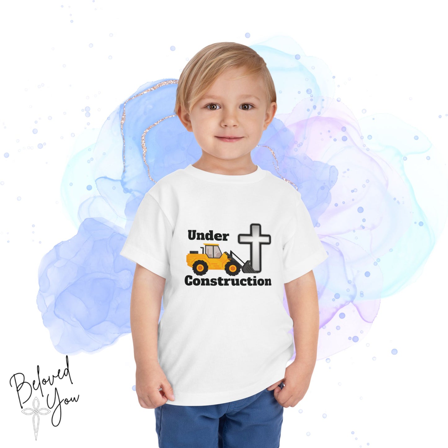 'Under Construction' - Toddler Short Sleeve Tee - Design for Little Builders