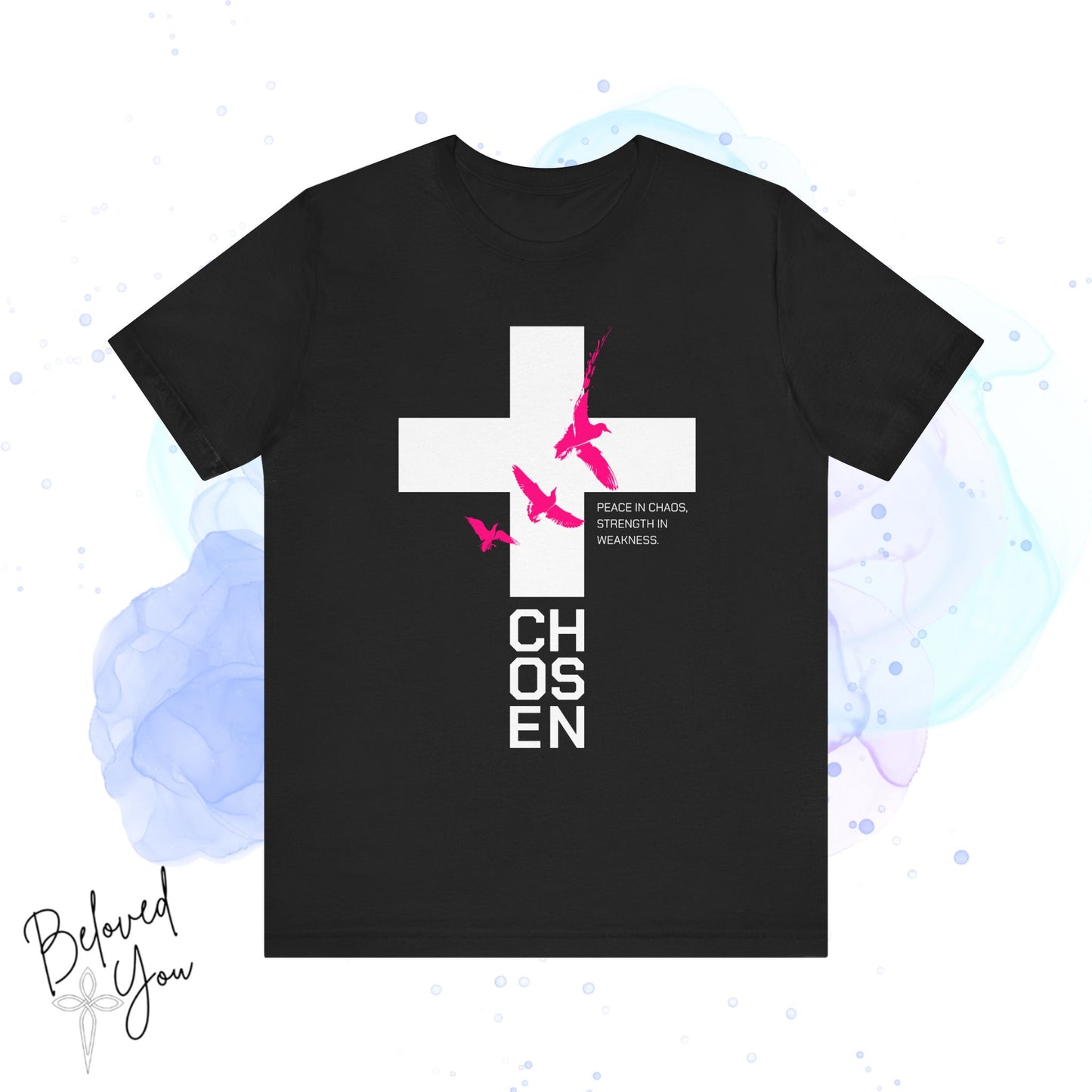 'Chosen' - Pink Unisex Inspirational Tee