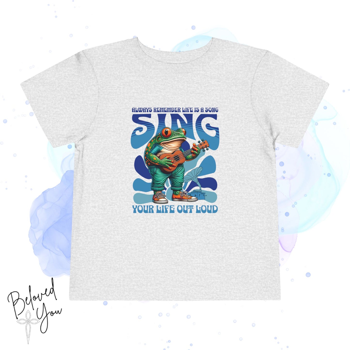 "Sing Your Life Out Loud"- Blue Toddler Short Sleeve Tee