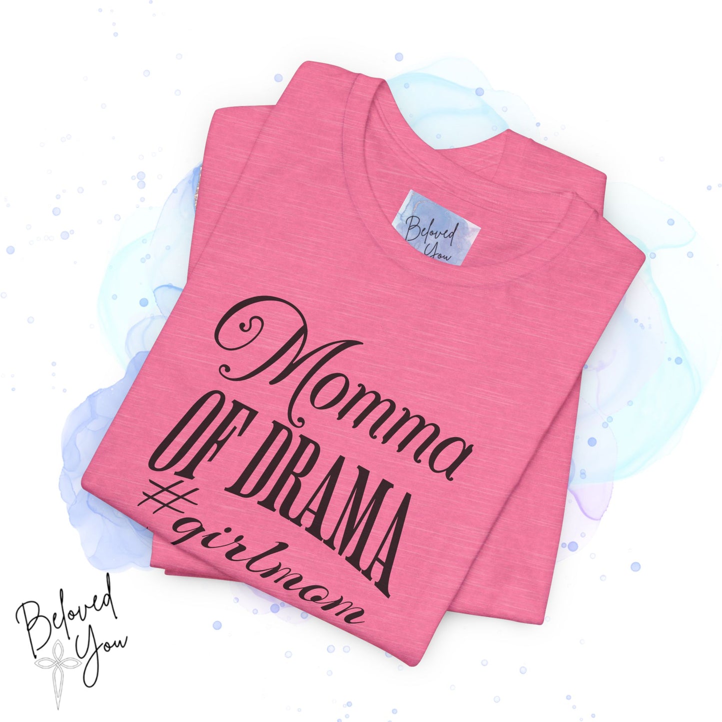 Momma of Drama #GirlMom Jersey Tee