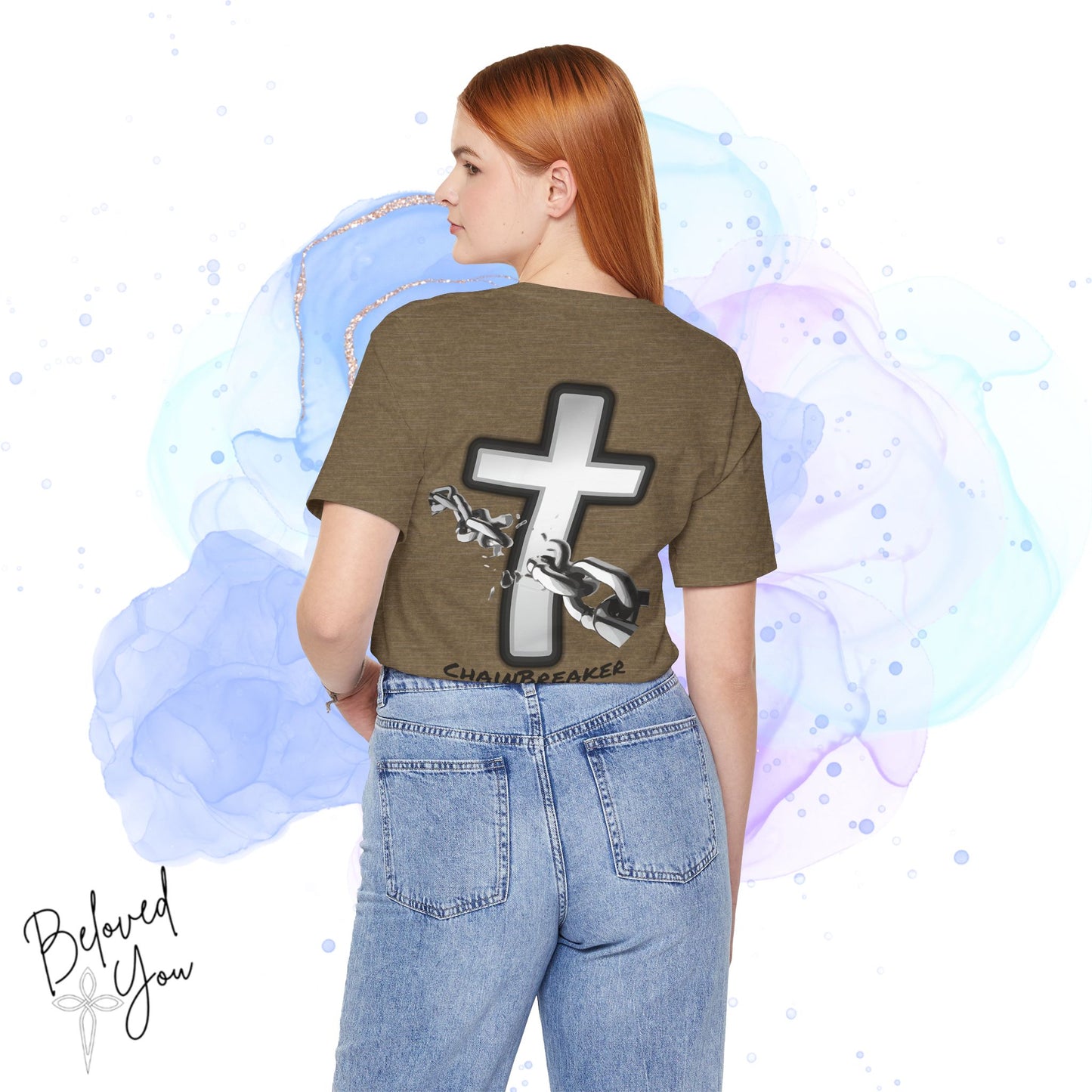 Inspirational Unisex Jersey Tee - 'ChainBreaker' and Isaiah 61 Design