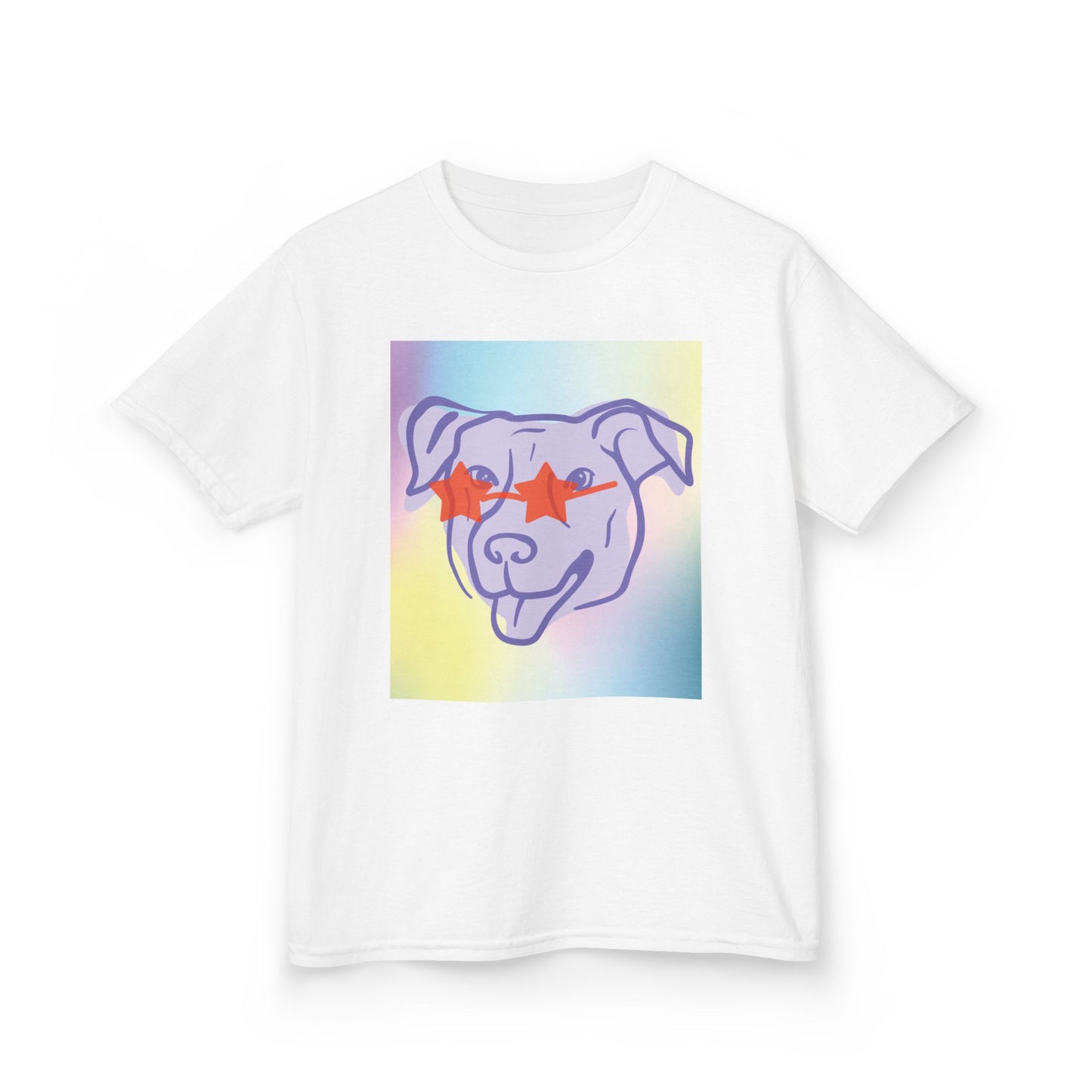 Colorful Dog Graphic Kids Tee - Fun Pet Lover Shirt