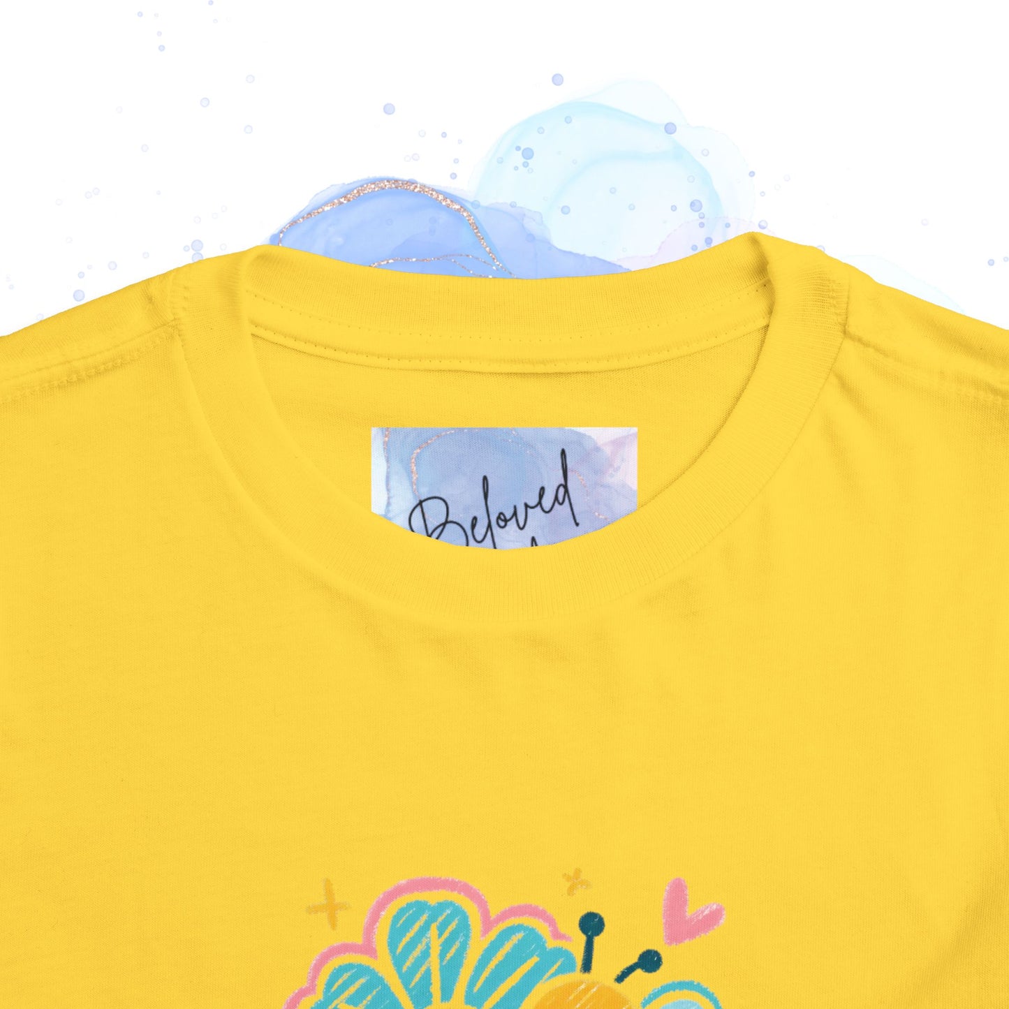 Bee-lieve in Magic Toddler  Tee - Cute Floral Design for Kids