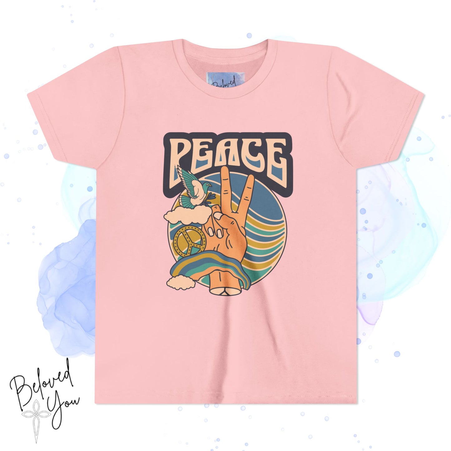 Youth Peace - Blue Green Gold Short Sleeve Tee