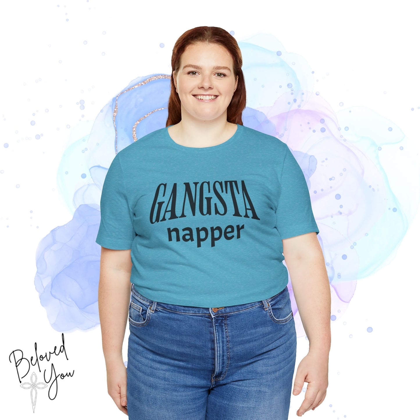 Gangsta Napper Jersey Tee - T-Shirt for Relaxation Lovers