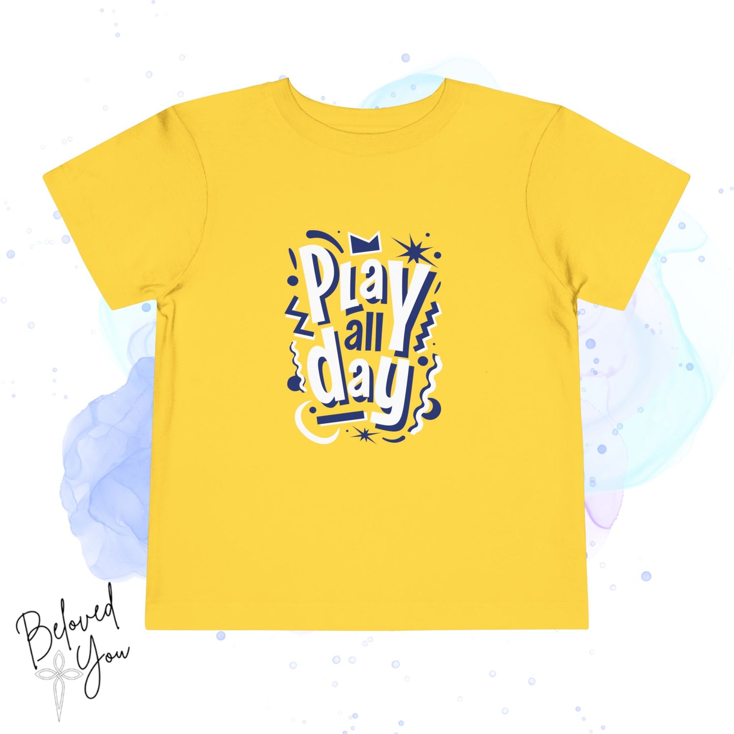 Fun Play All Day - Blue Toddler Short Sleeve Tee