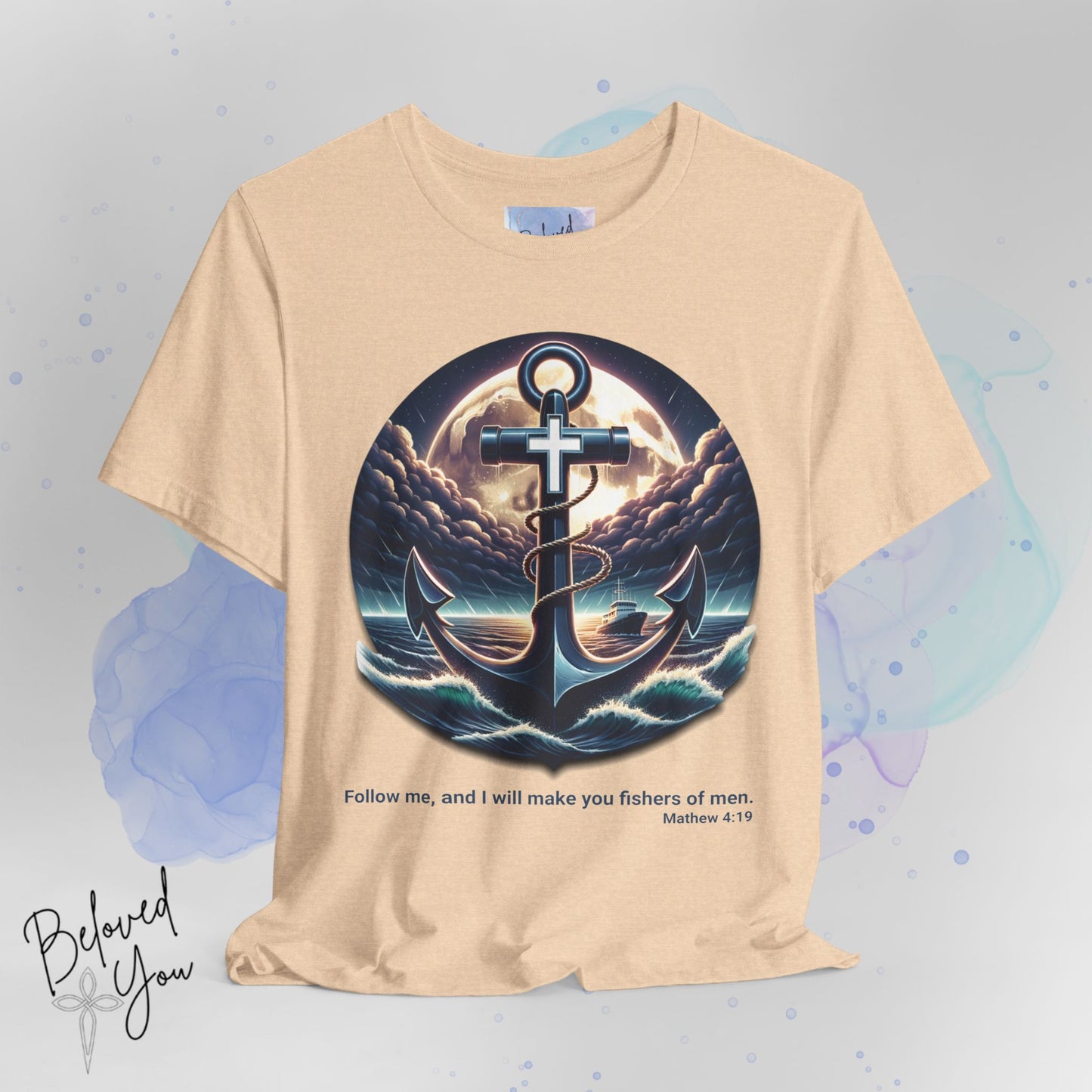 Follow Me, Fisher of Men - Unisex Jersey Short Sleeve Tee