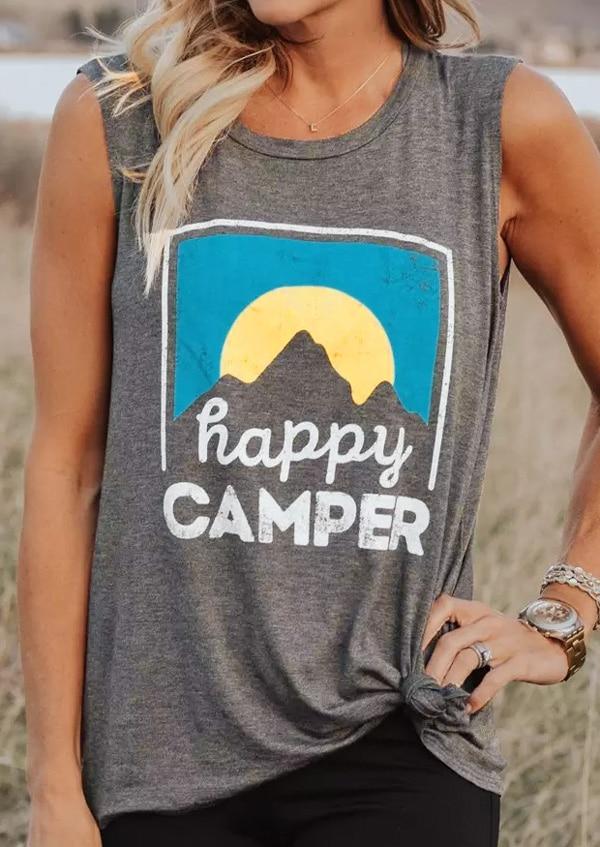 Happy Camper Tank Top