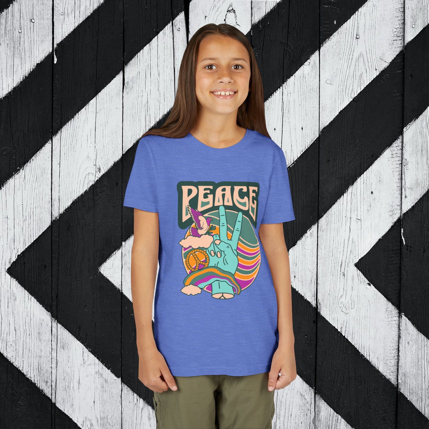 Youth Peace- Retro Short Sleeve Tee