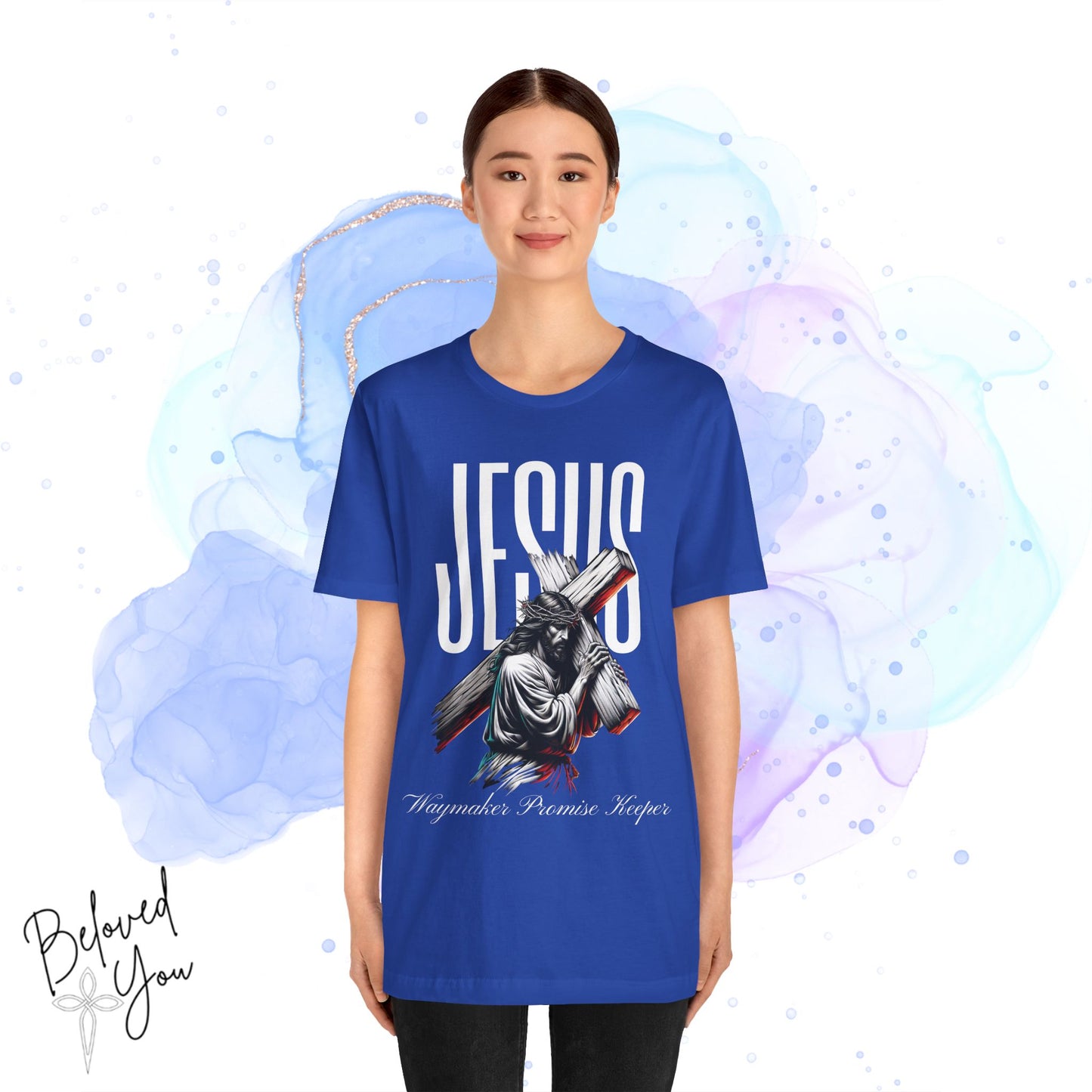 'Jesus Waymaker Promise Keeper' - Unisex Jersey Tee