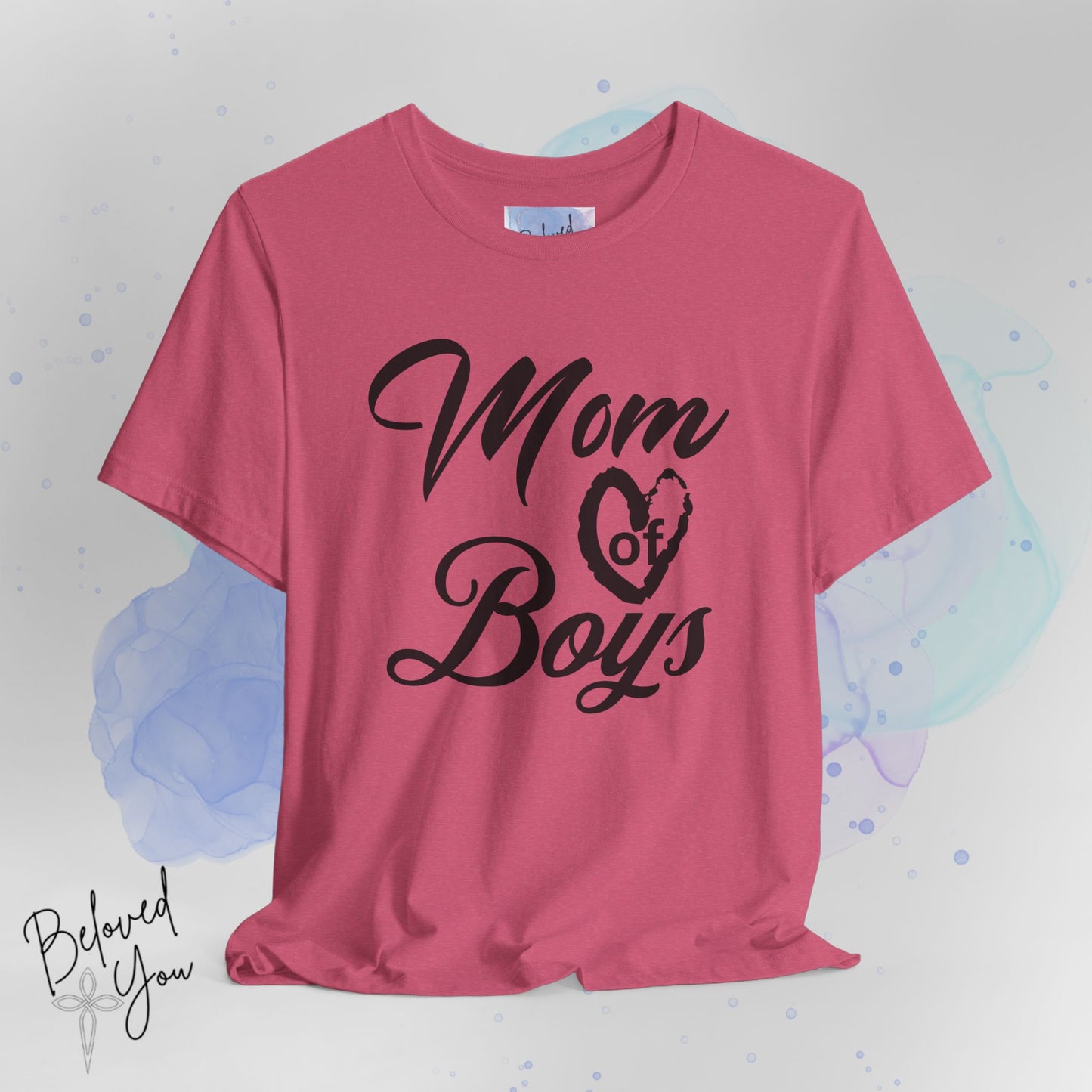 Mom of Boys Jersey Tee