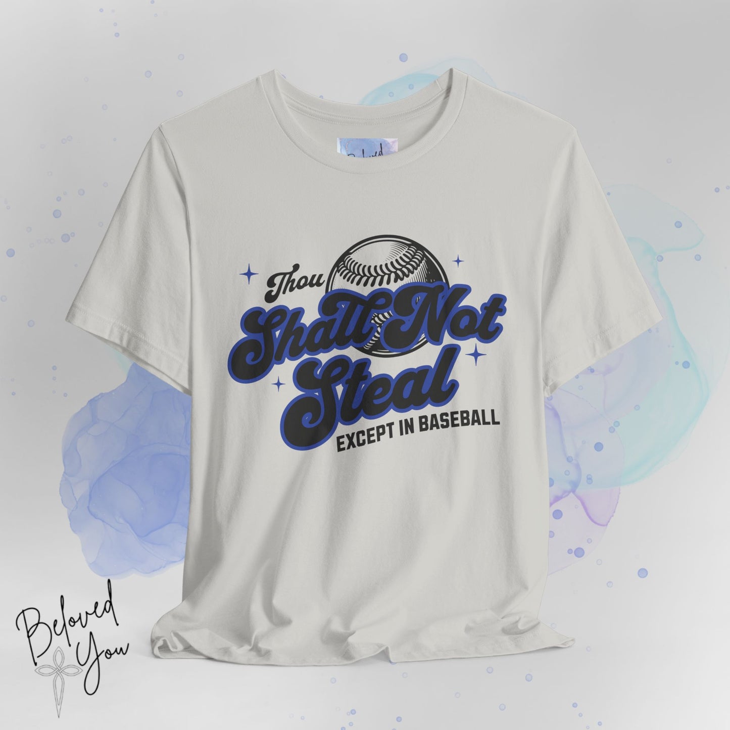 "Thou Shall Not Steal Except in Baseball" Unisex Jersey Shirt