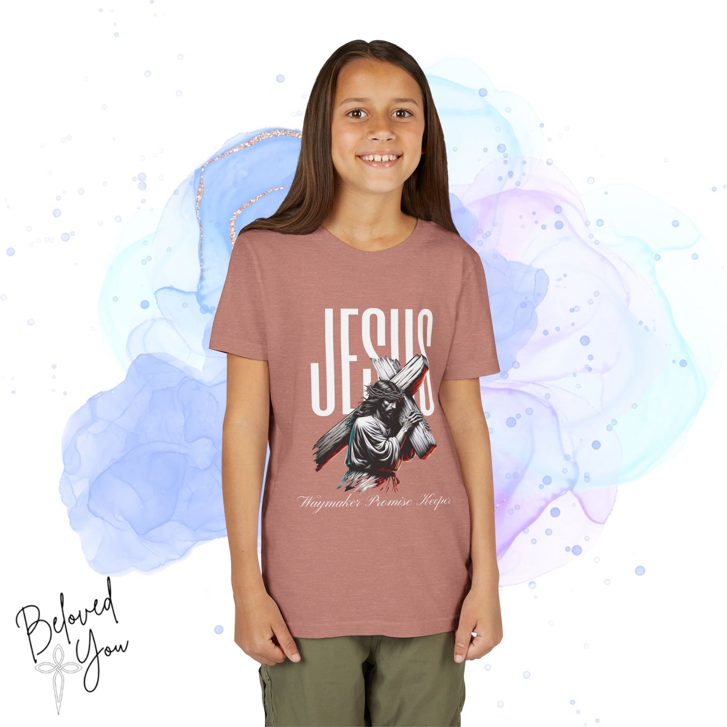 'Jesus Waymaker Promise Keeper' Youth Spiritual Tee